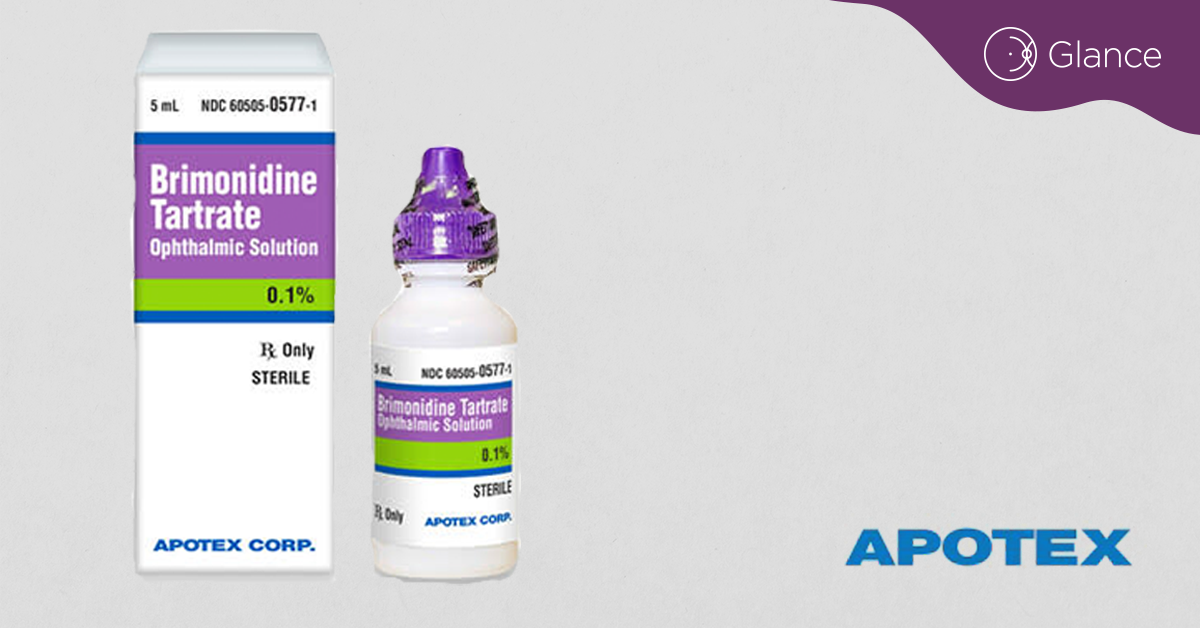 Apotex Corp launches brimonidine tartrate ophthalmic solution, 0.1 in