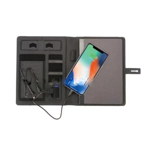 A5 Folder With Built in Wireless Powerbank