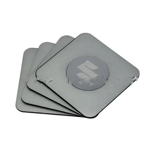 Gun Metal Finish Tea Coster