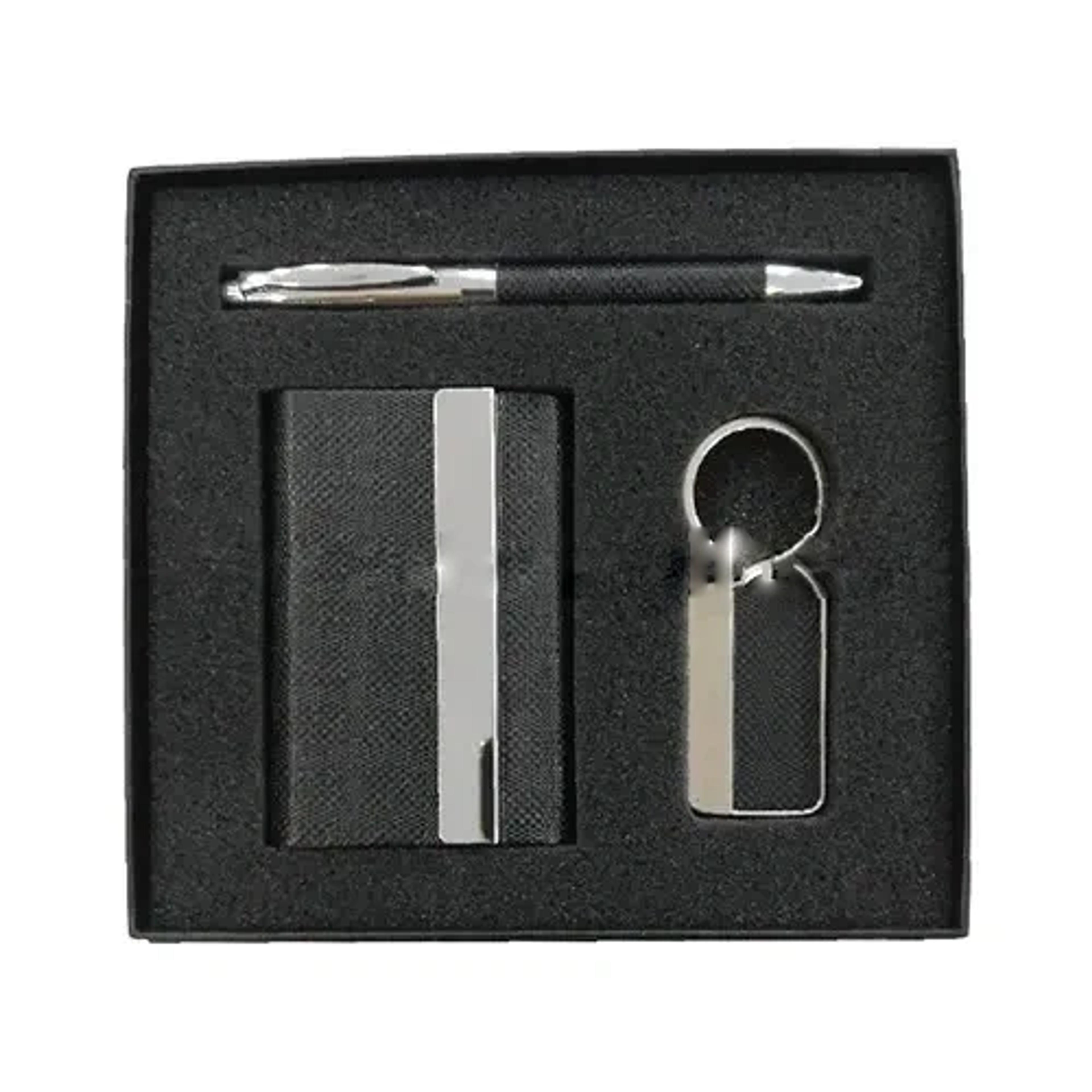 Card Holder, Keychain & Pen Set