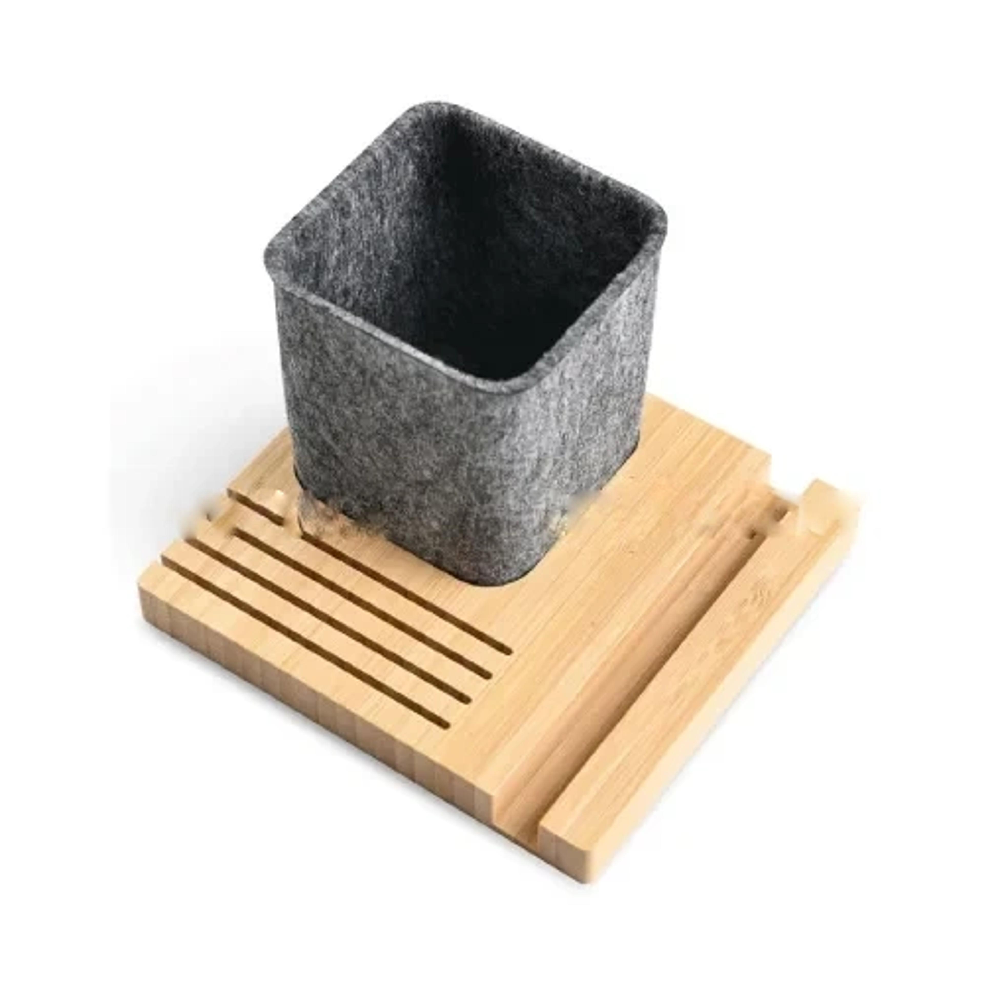 Bamboo Felt Box