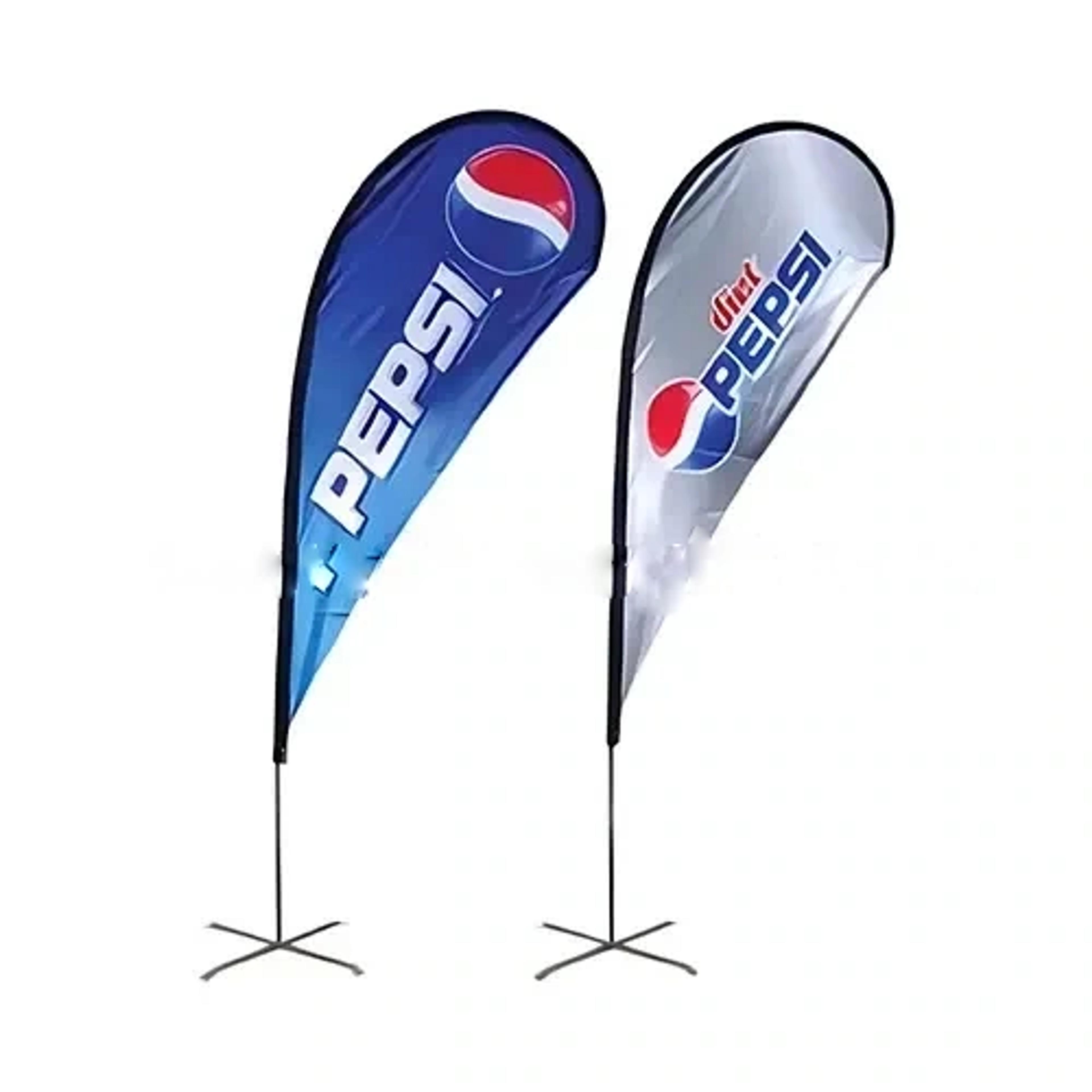 Teardrop flags