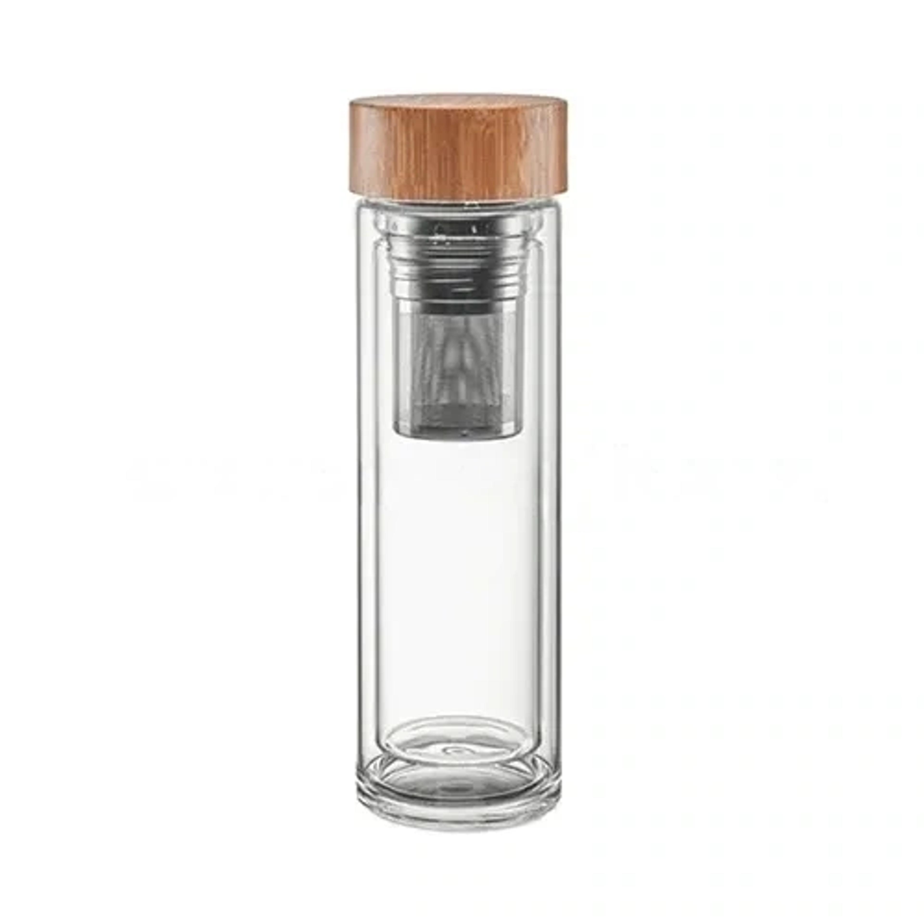 Glass And Bamboo Flask