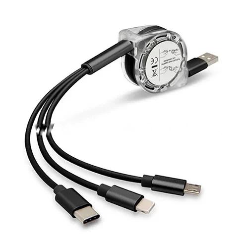 Flexible 3 in 1 USB Charging Cable