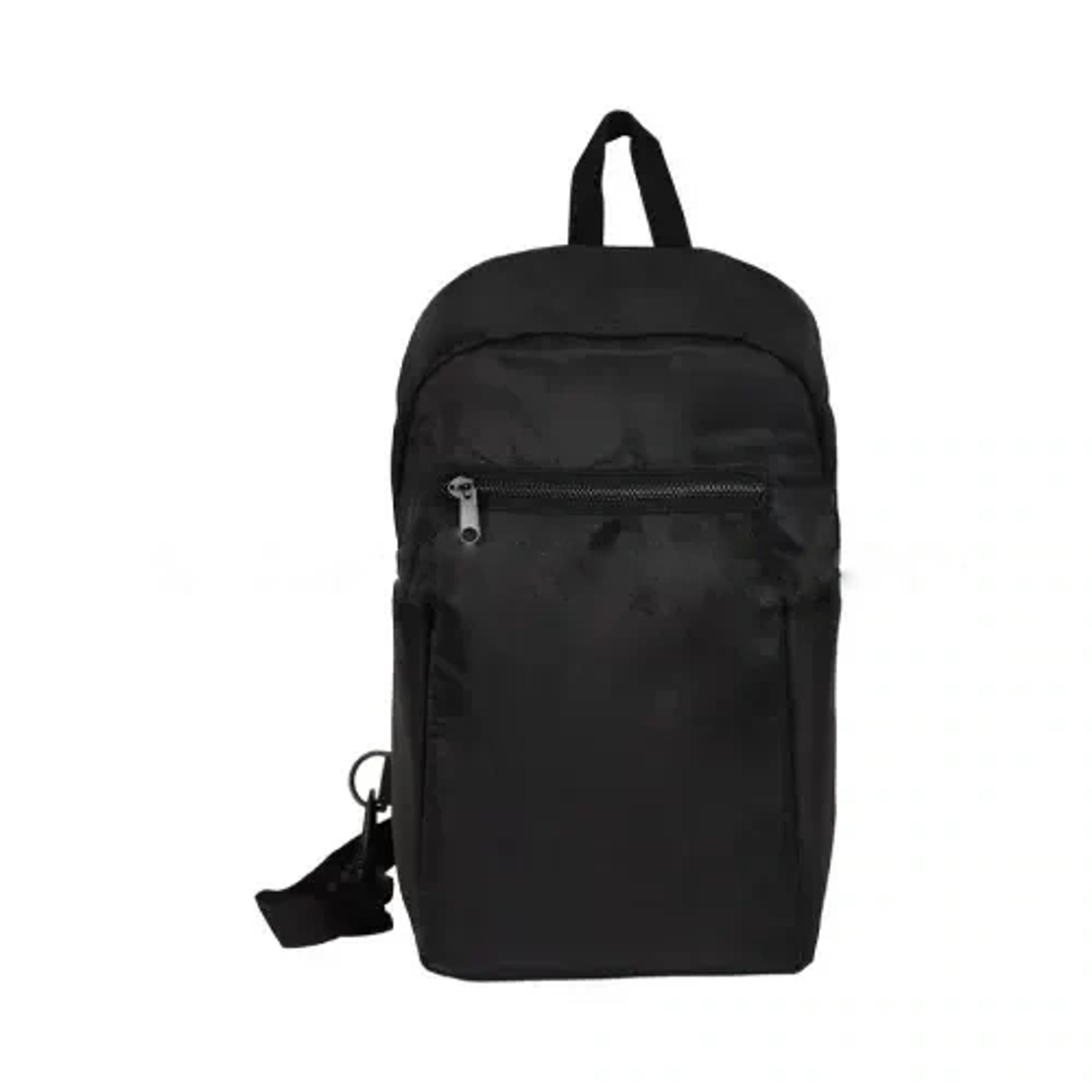 Sling Crossbody Bags Black Nylon