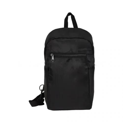 Sling Crossbody Bags Black Nylon
