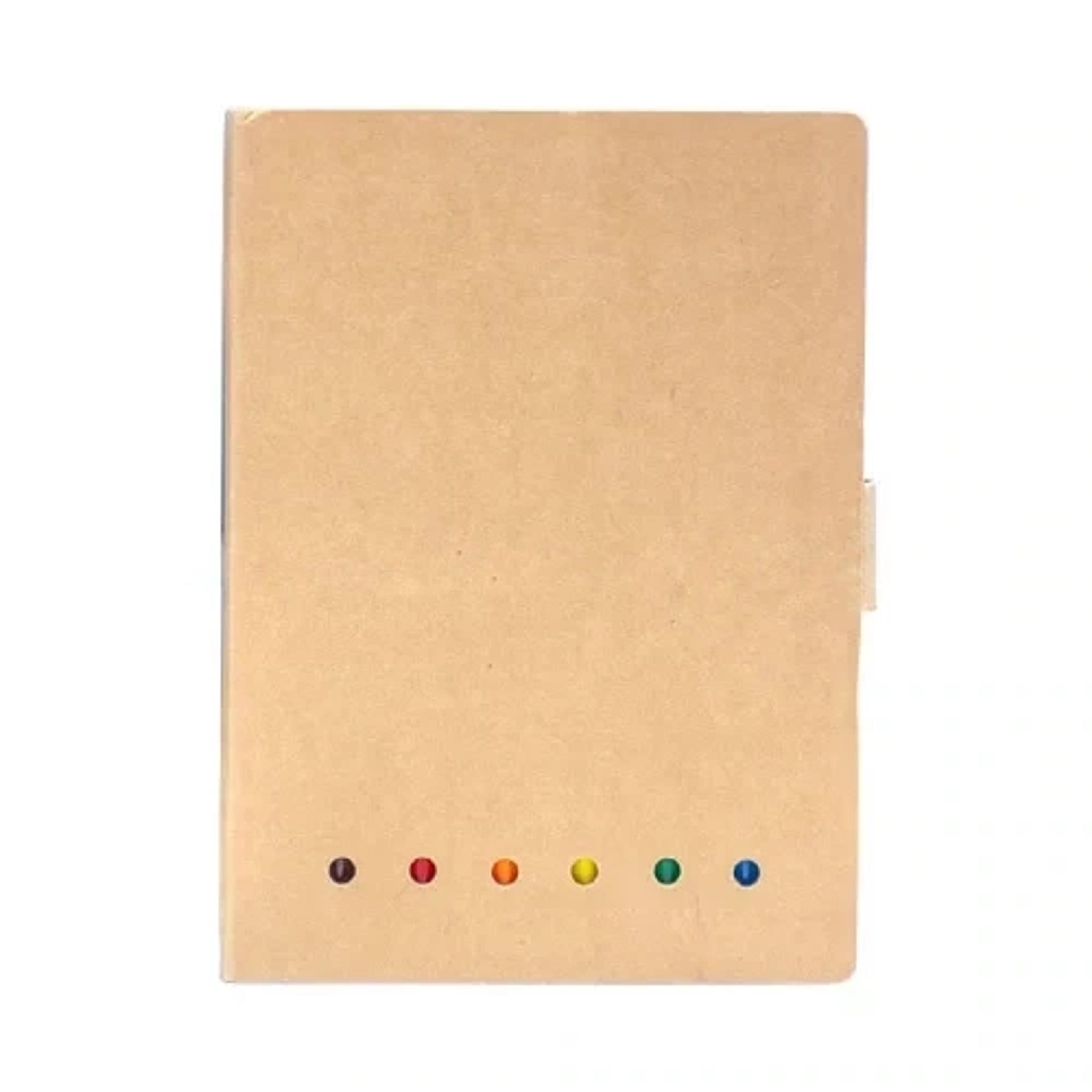 Eco Drawing Book With Color Pencils, Sharpener and Eraser