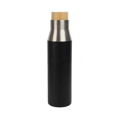 Vacuum Bottle with Bamboo Lid
