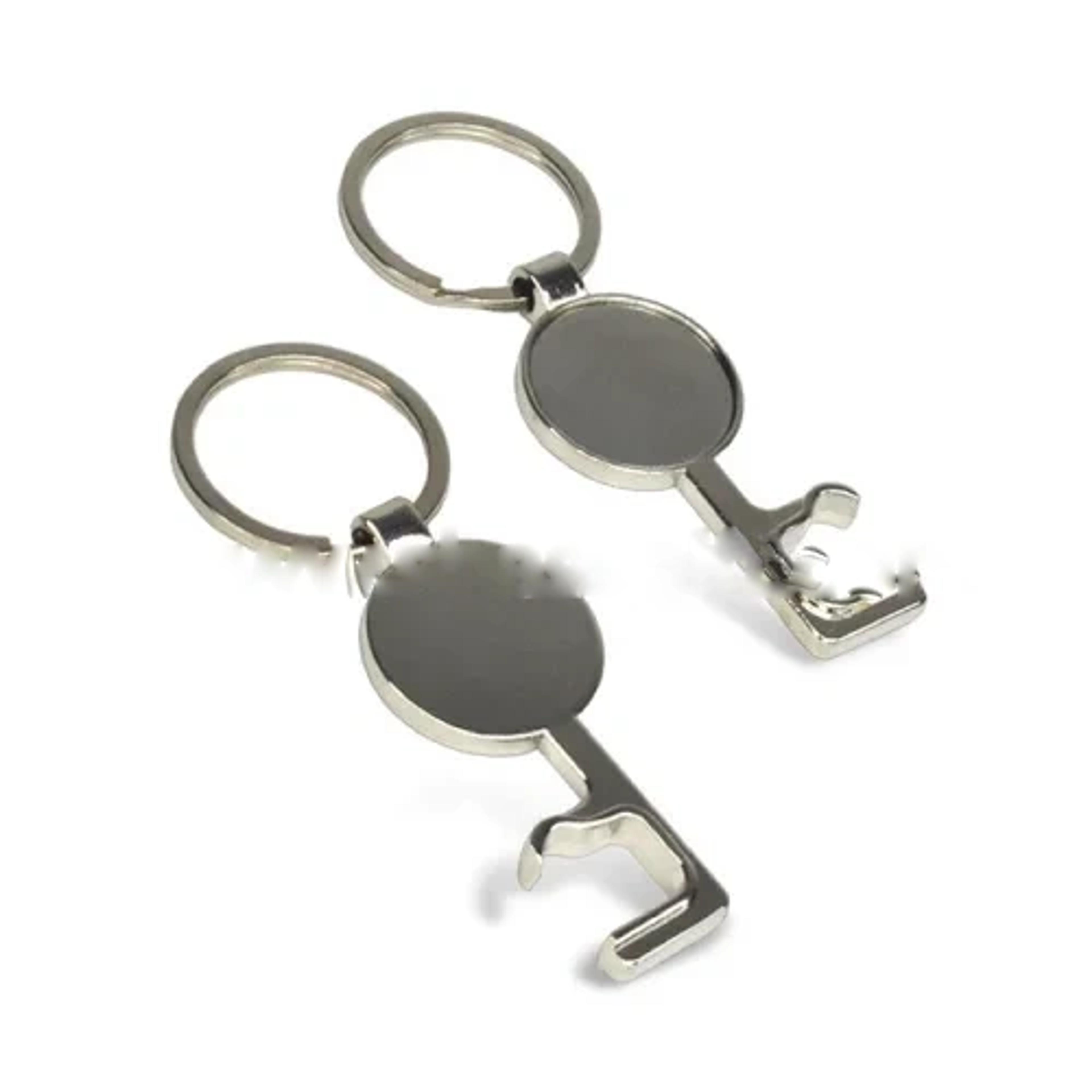 Multi Functional Round Key Chain Bottle Opener