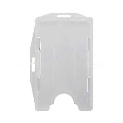 Double Side Curved PVC Card Holder