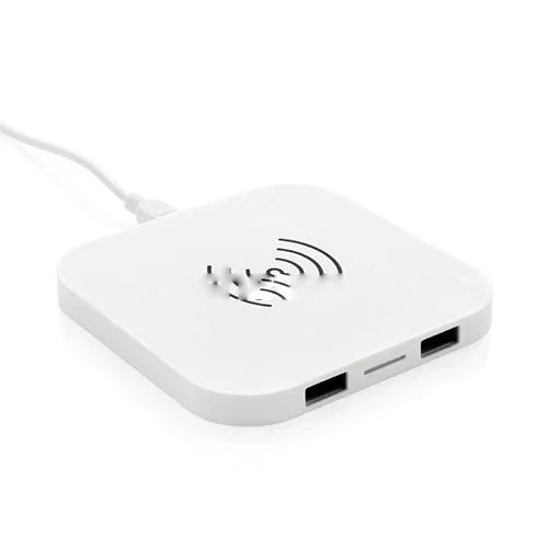 Wireless Charger With 2 USB Hub
