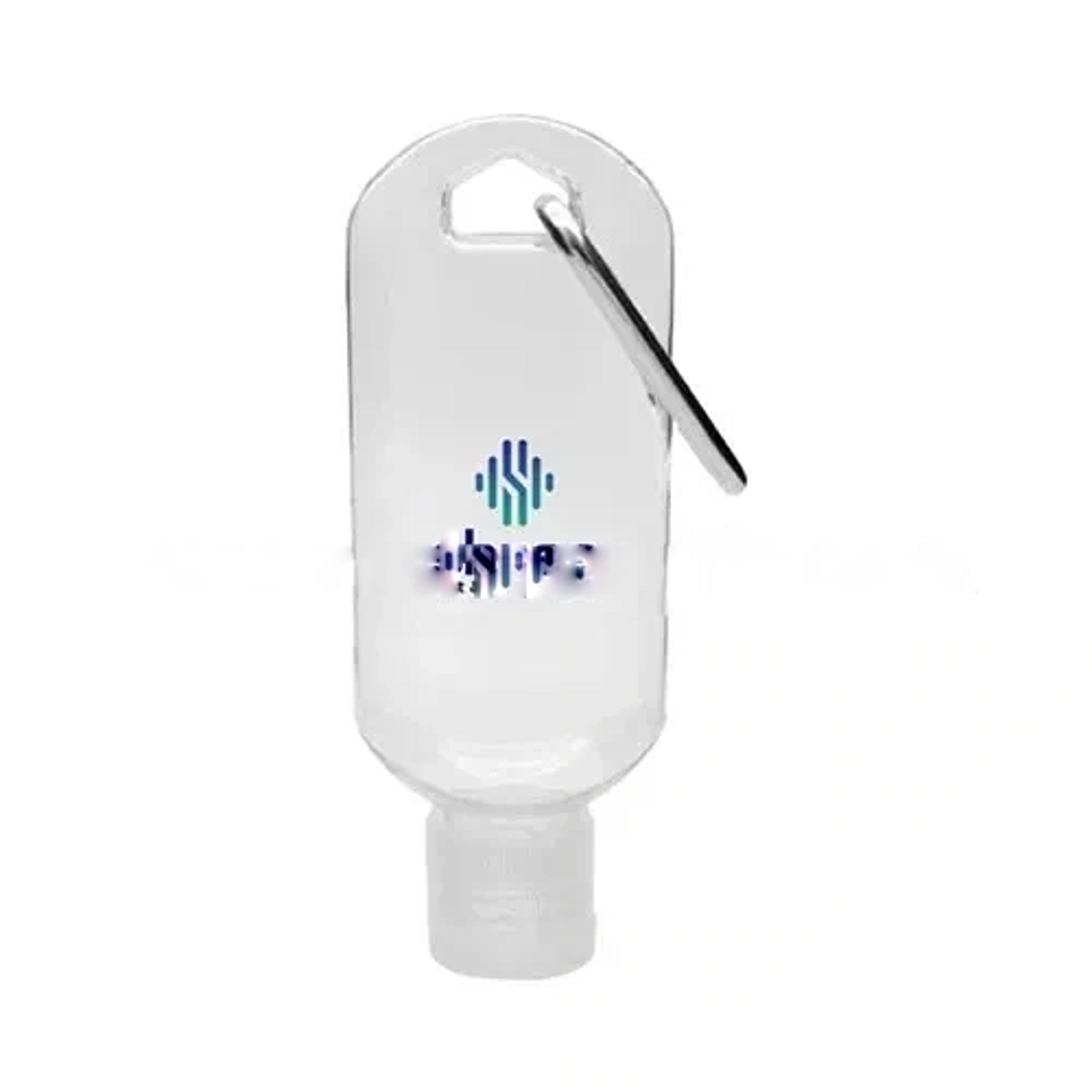 Promotional Hand Sanitizer Gel With Carabiner Clip