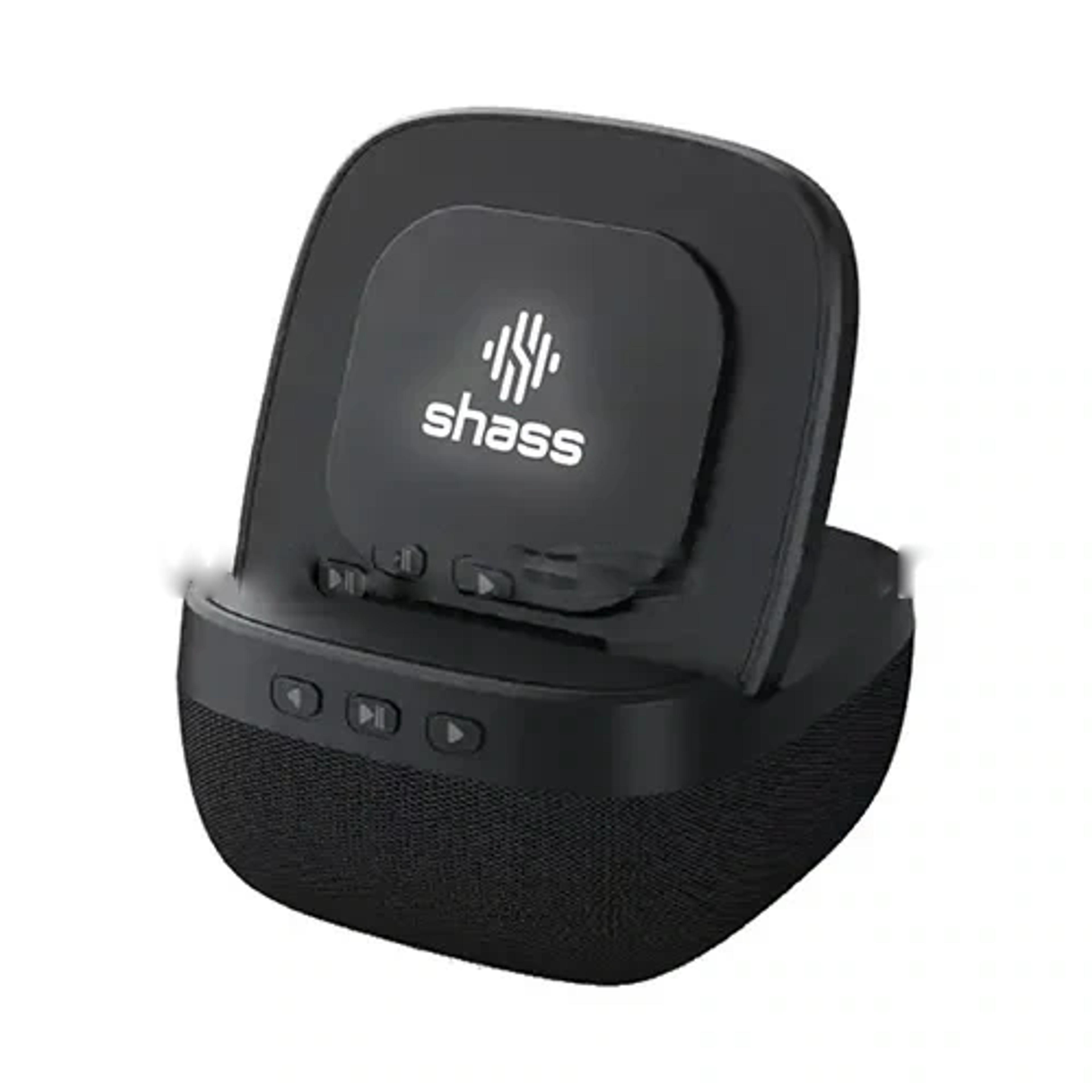 Wireless Speaker Charger BT With Folding Stand And 15W Charger Light up Logo