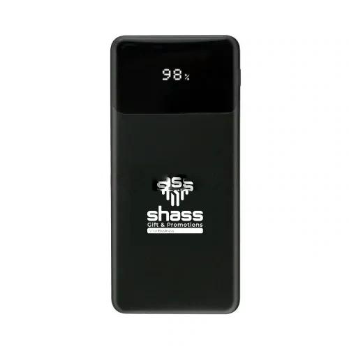 Powerbank with LED Screen 10,000 mAh & Type C Built-in Cables