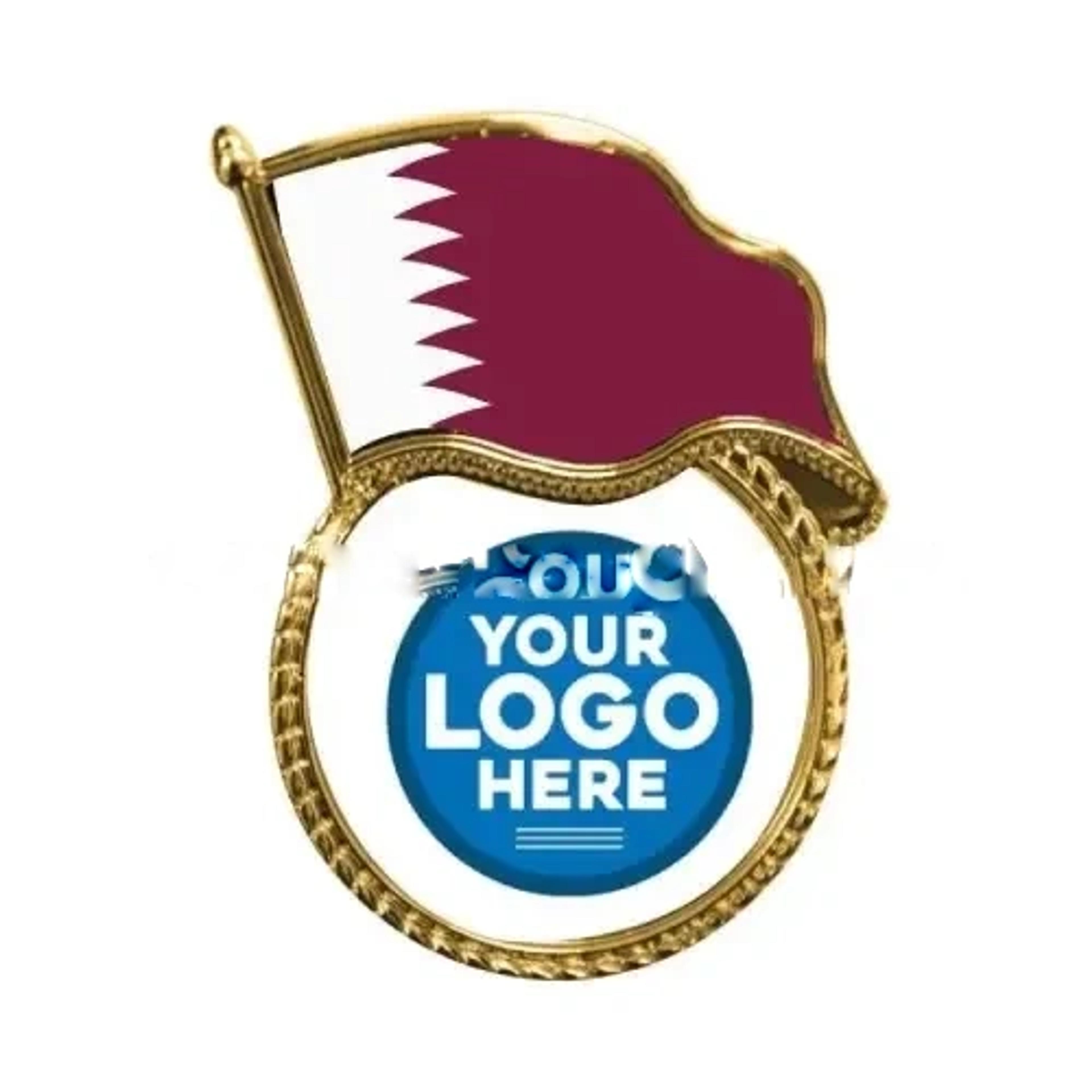 Flag Metal Badge