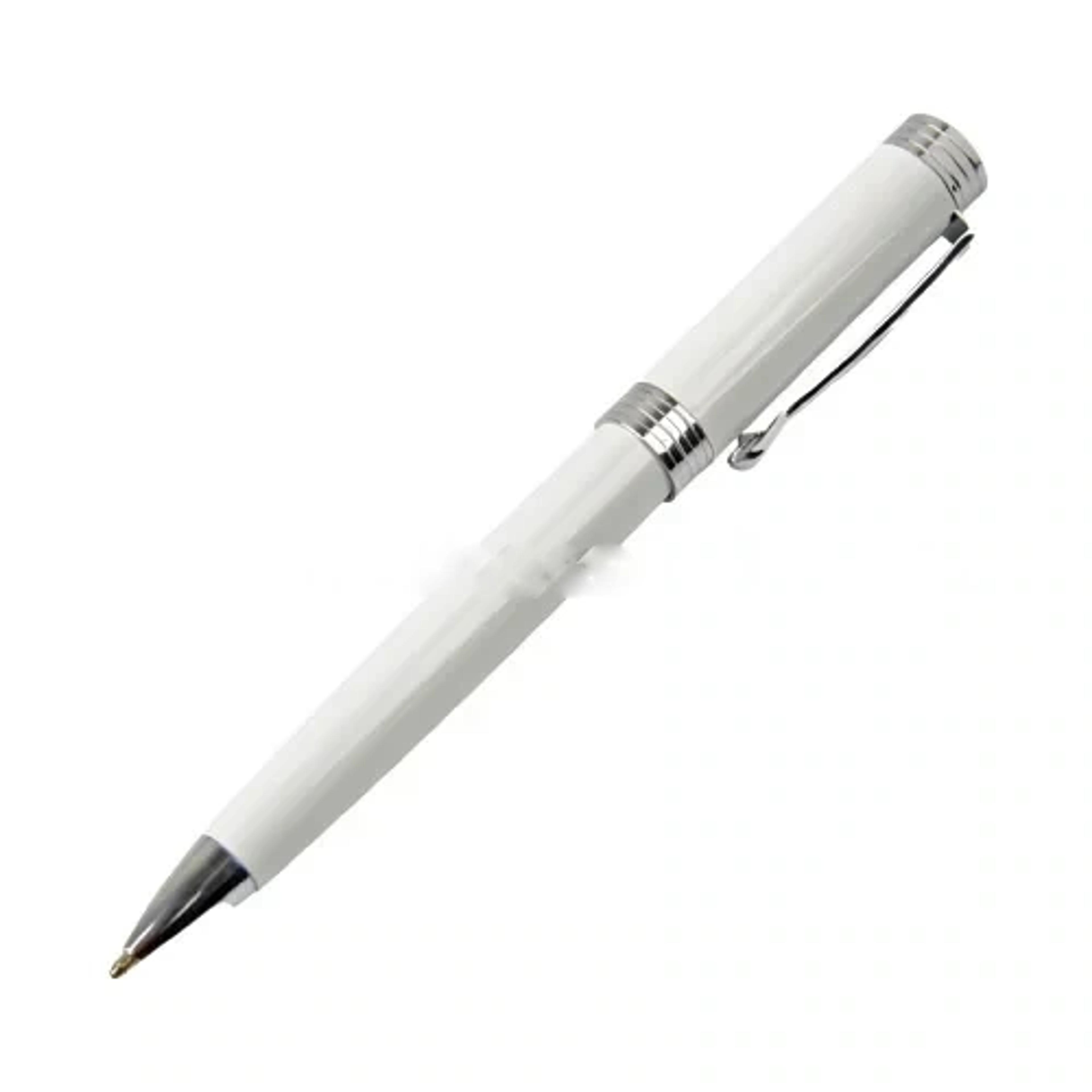 White Glossy Metal Promotion Pen