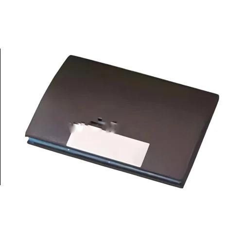 Stylish Leather Card Holder With Metal Plate