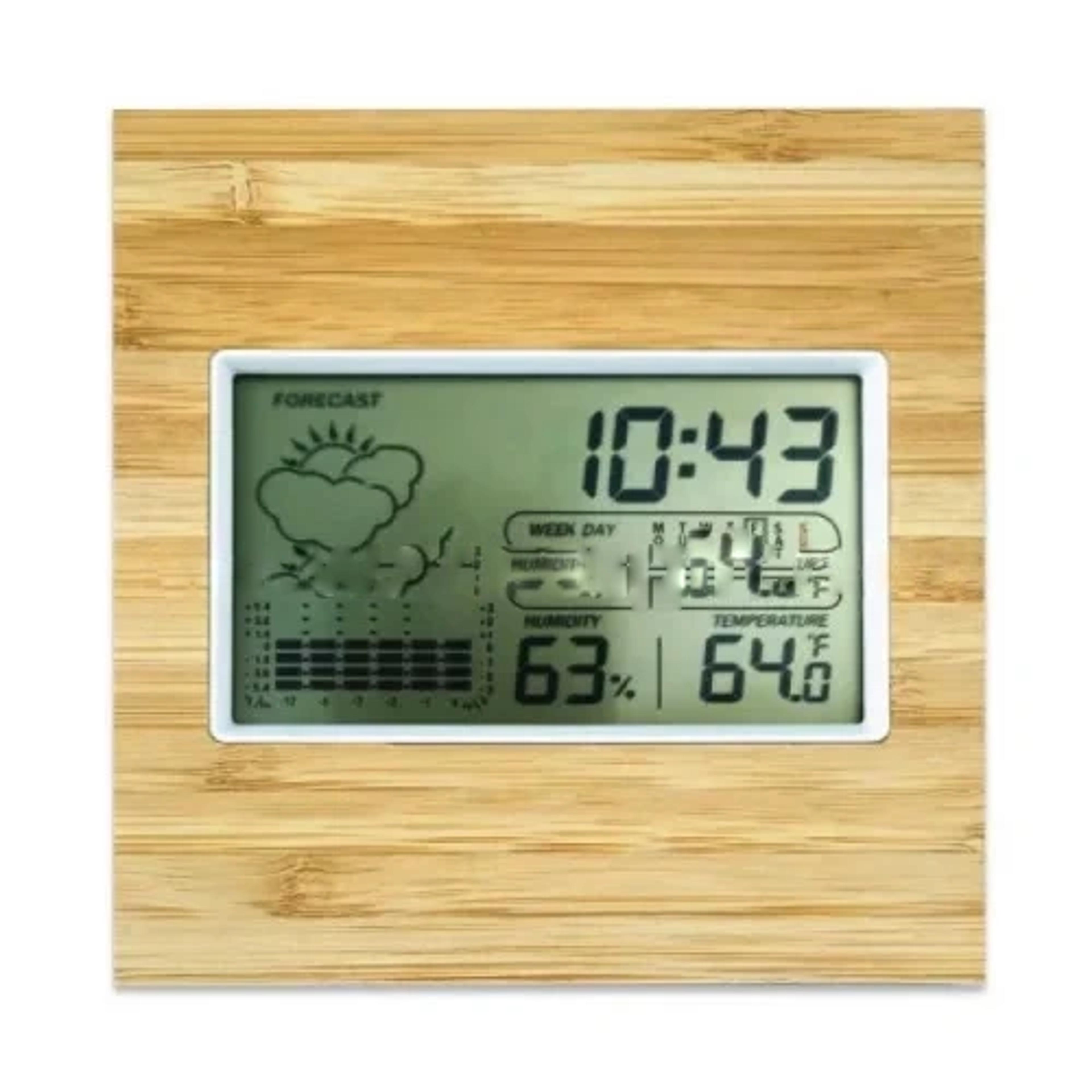 Bamboo Digital Clock
