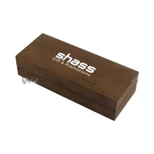 Matte Finish Wood Material Pen Box