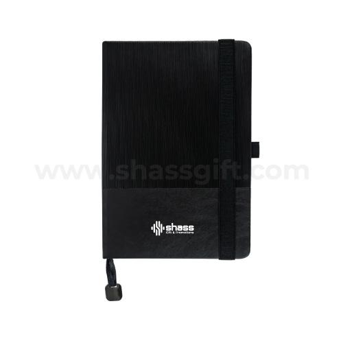 Hard Cover PU Notebook with Metal Bookmark