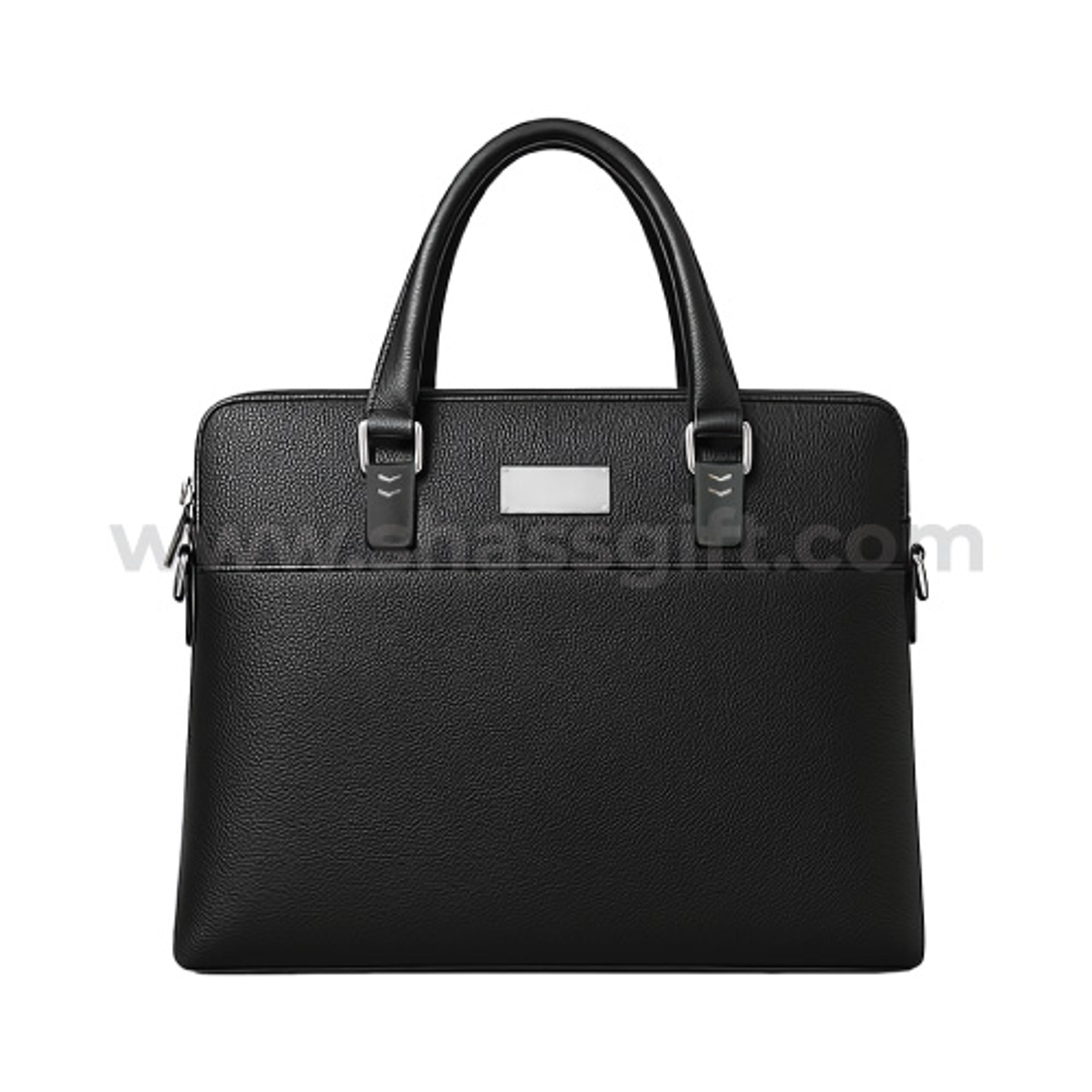 SLEEK PU LEATHER BRIEFCASE