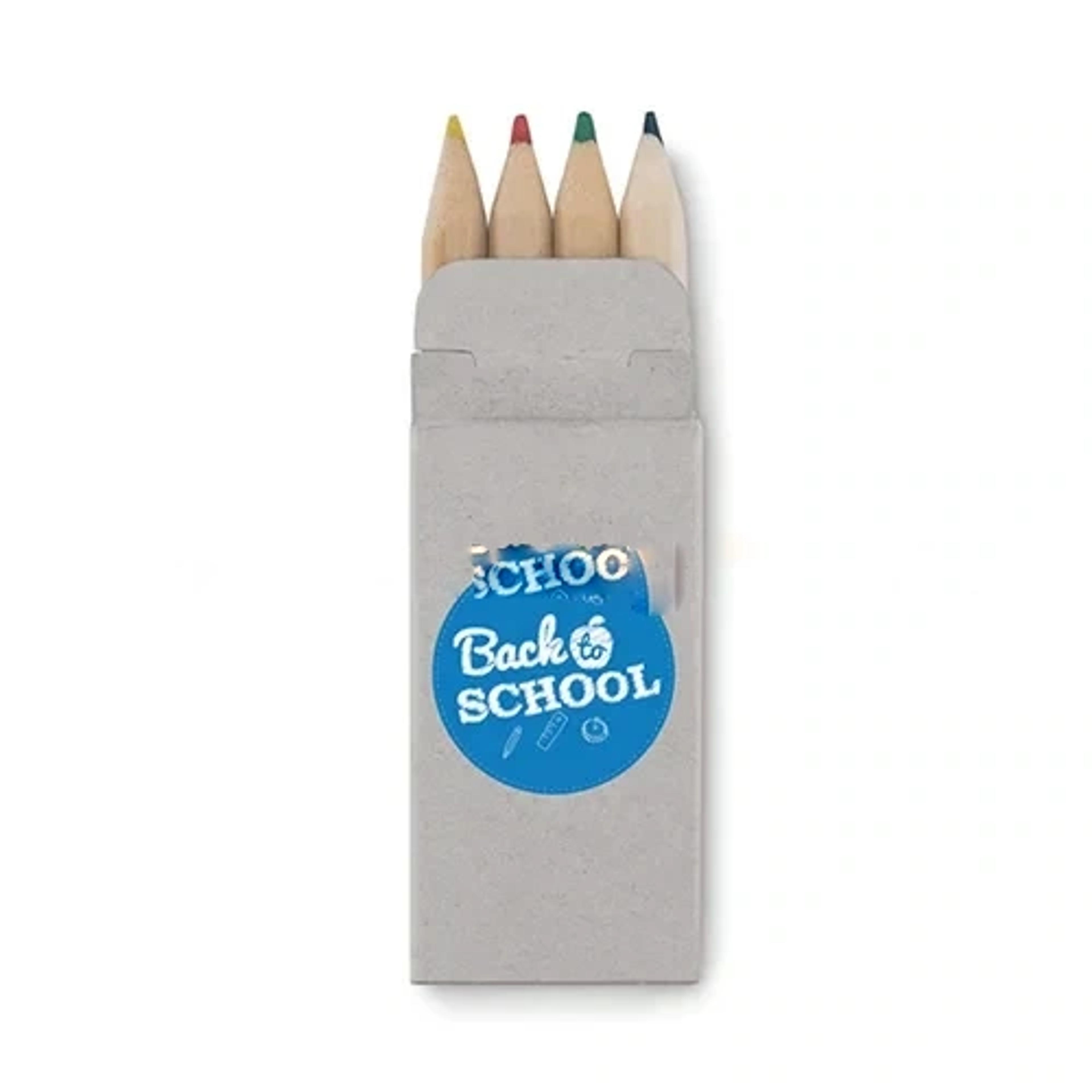 4 Mini Colored Pencils