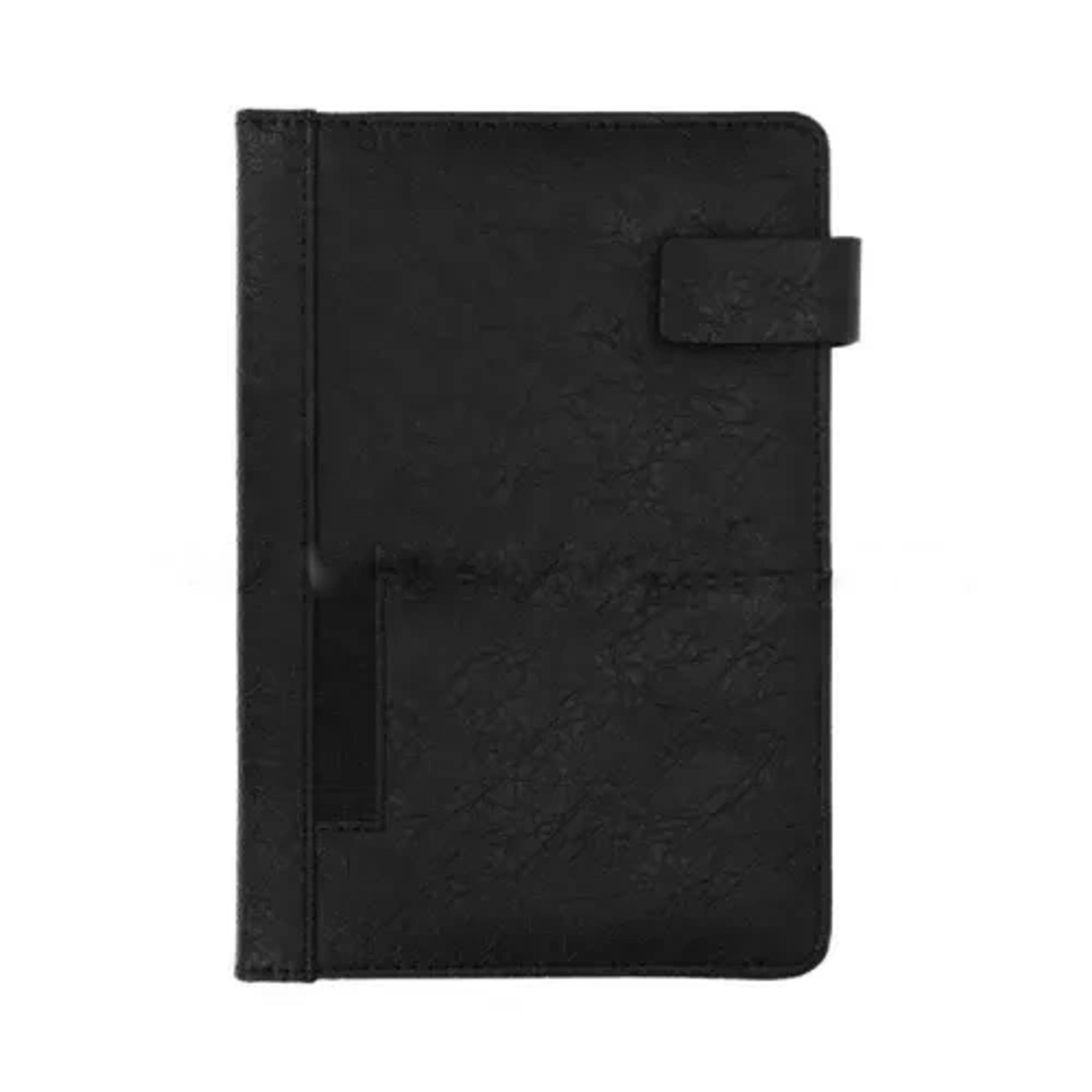 A5 PU Notebooks With Front Pocket & Magnetic Flap