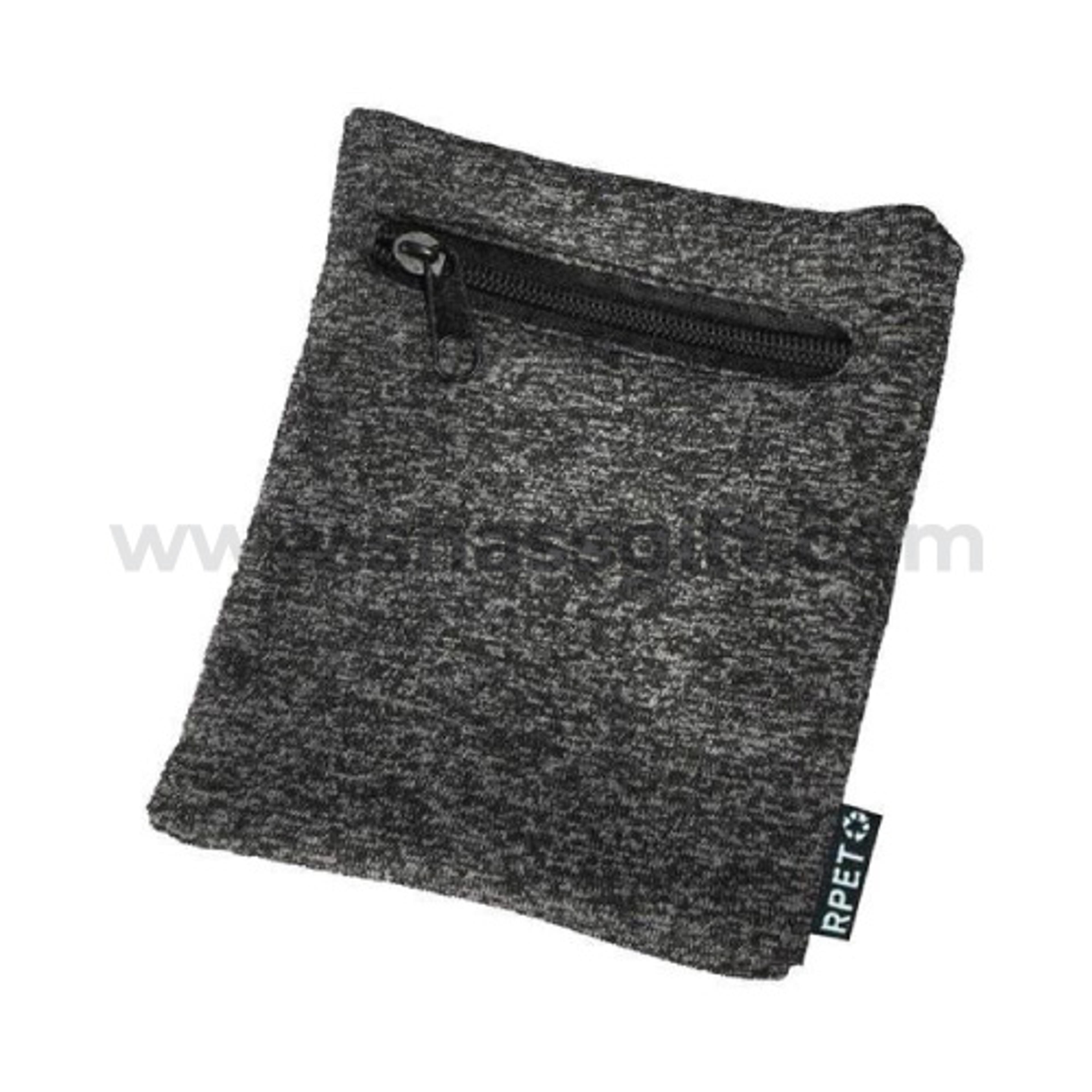 RPET Wrist Band with Zipper Pouch