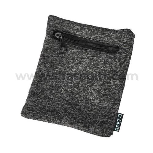 RPET Wrist Band with Zipper Pouch