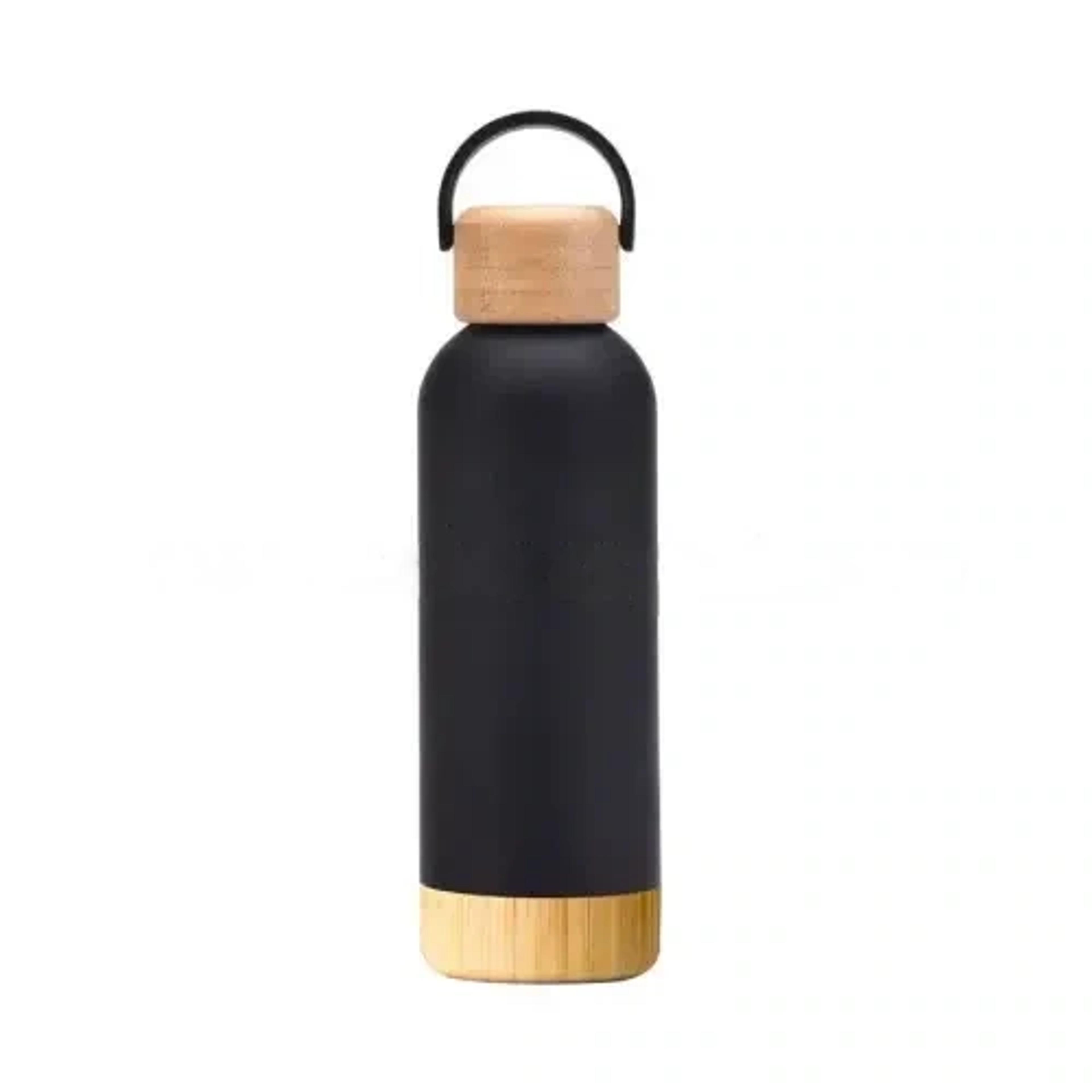 Insulated Bottle With Bamboo Lid
