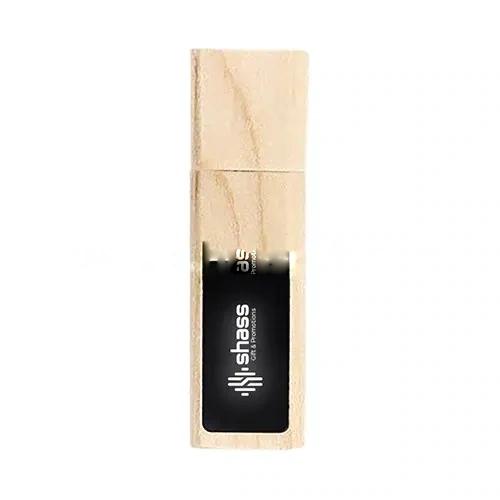 Wooden USB Light Up Logo