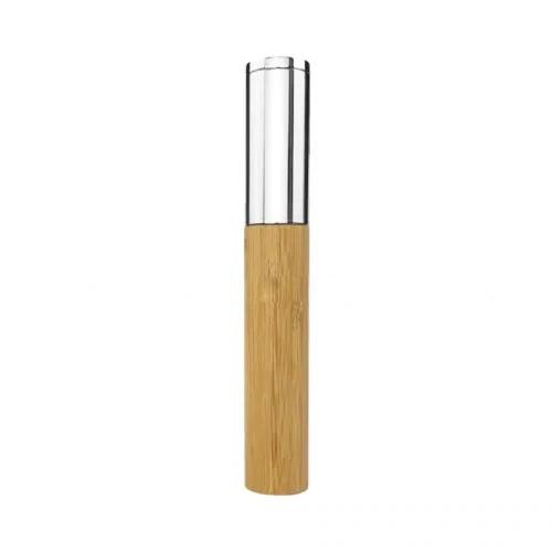 Bamboo Pen Case with Chromed Cap