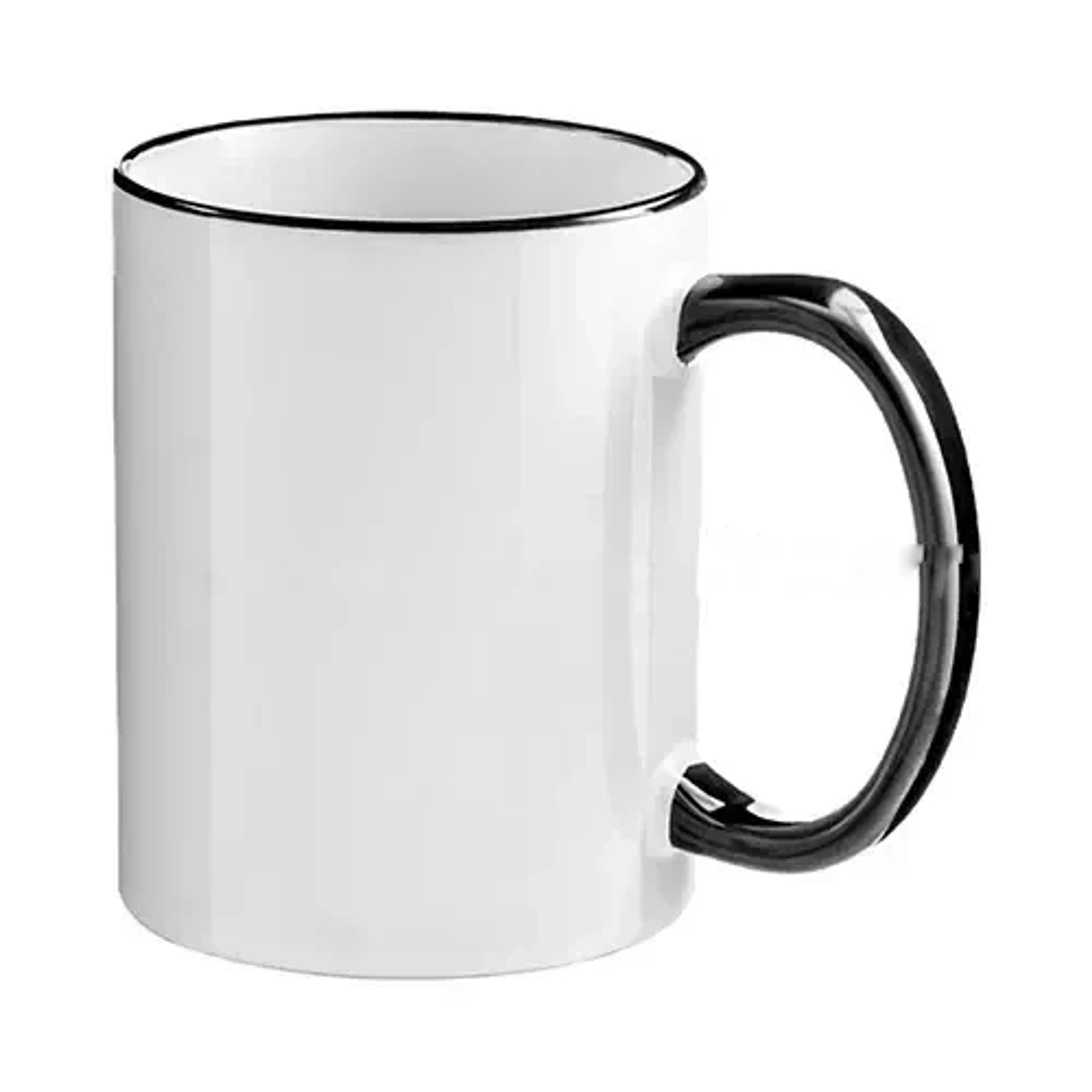 Sublimation Mug With Rim Handle Color