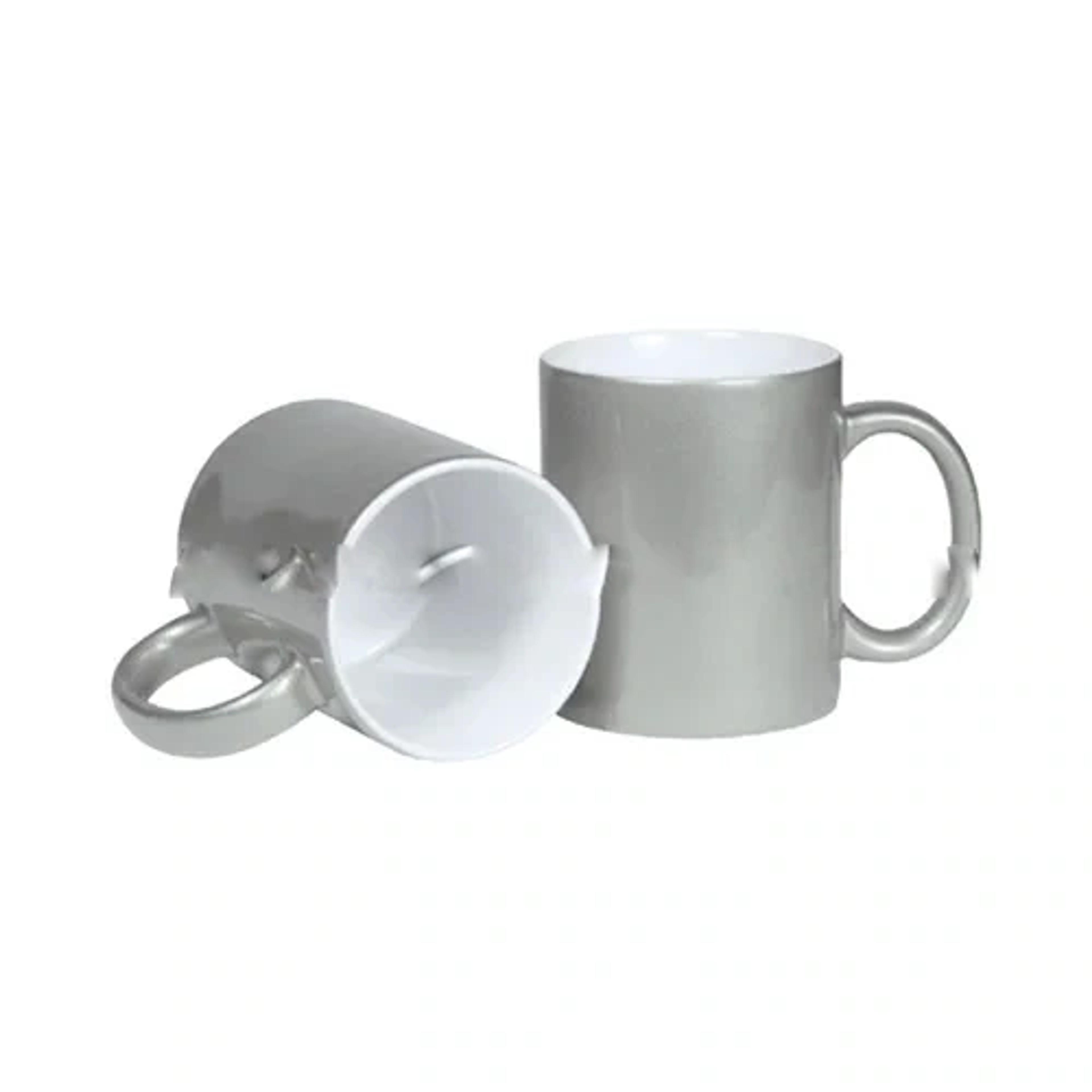 Ceramic Mug Gold/Silver