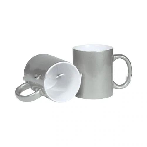 Ceramic Mug Gold/Silver