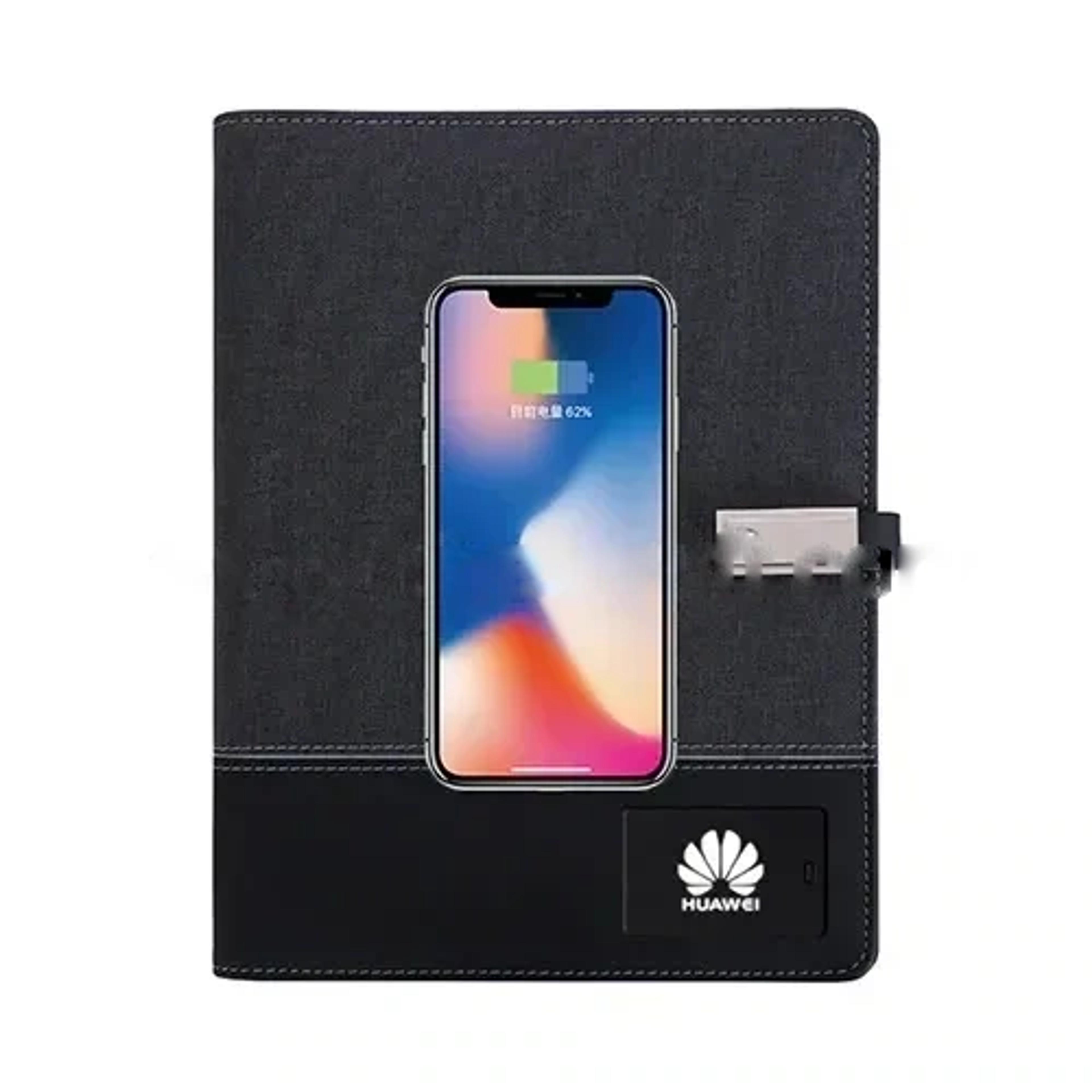 A5 Powerbank Organizer With Light Up Logo