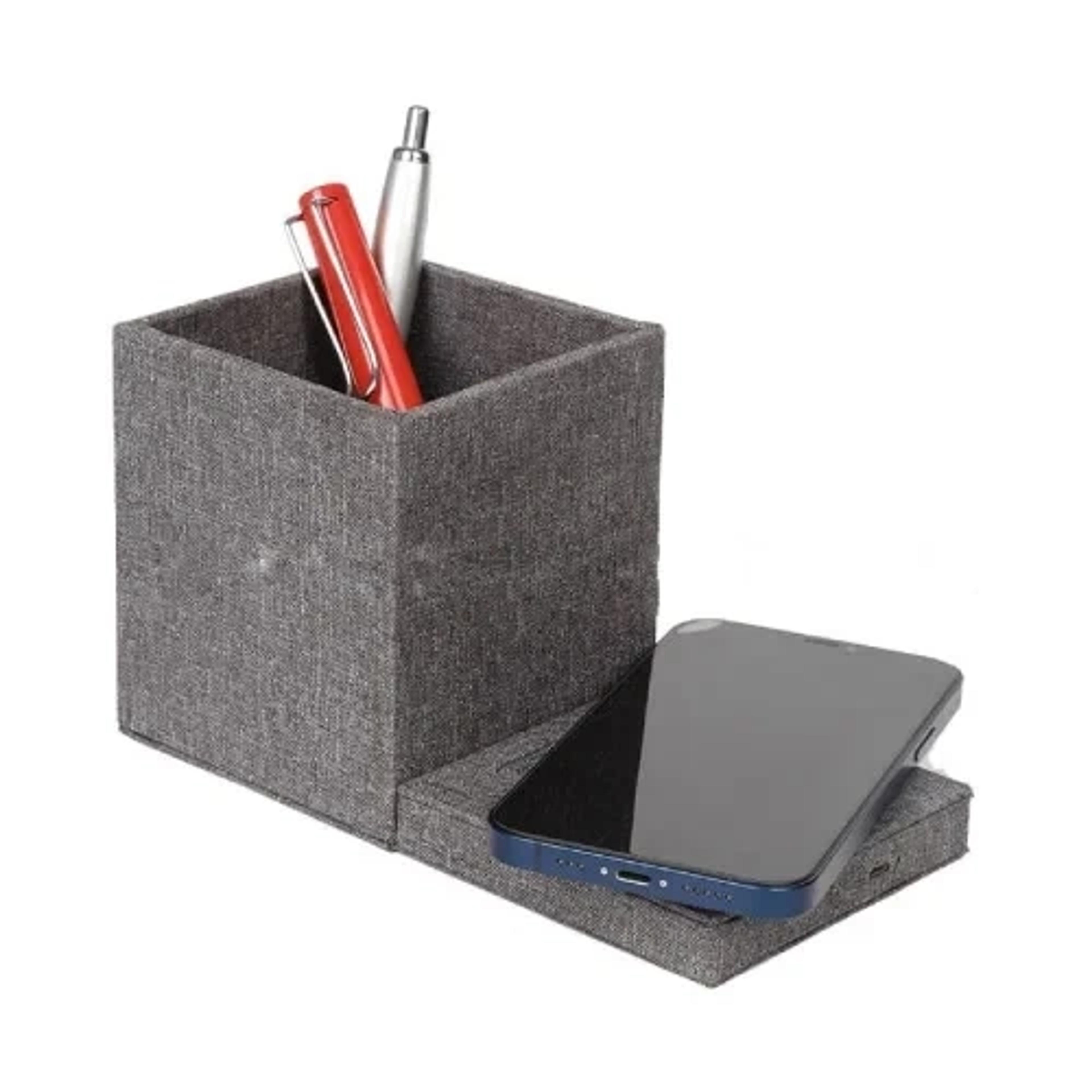 RPET 15W Wireless Charging Pad &amp; Pen Pot