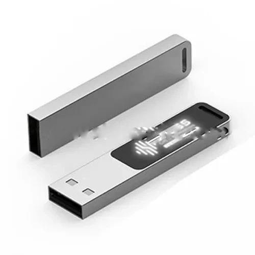 Slim Metal LED USB Flash Drive