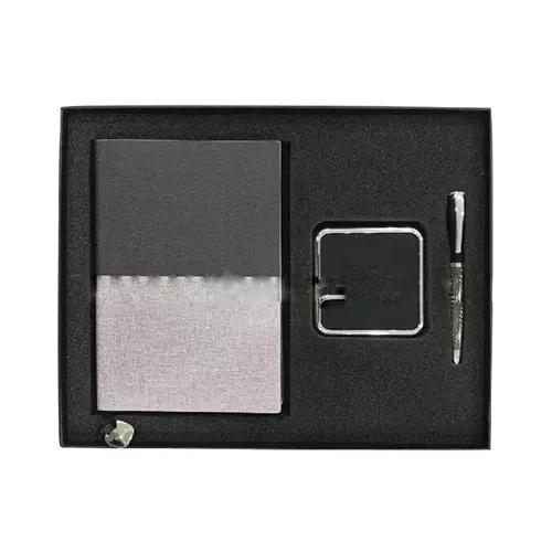A5 Notebook, Tea Coaster And Pen Gift Set