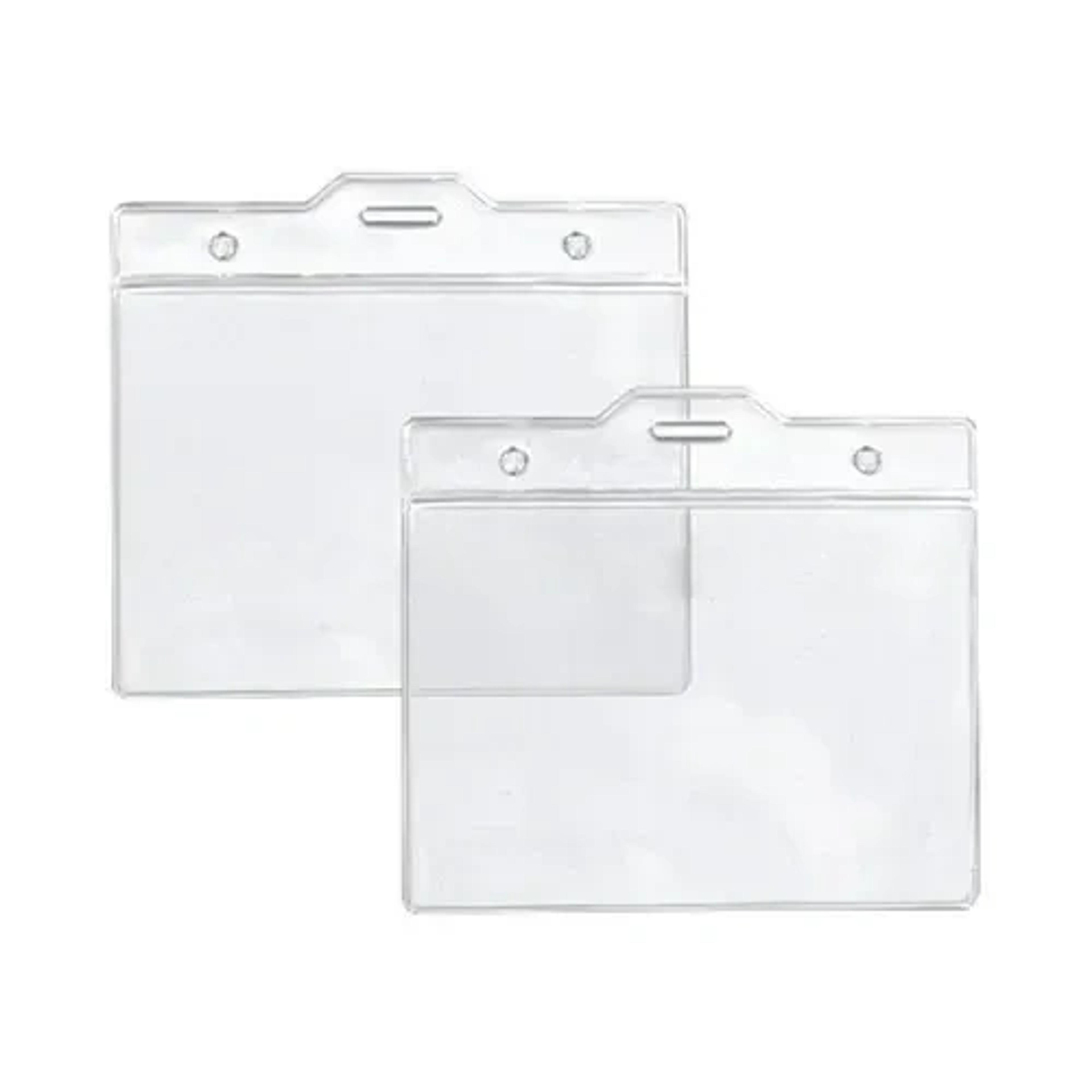 Vertical Plastic ID Card Holder