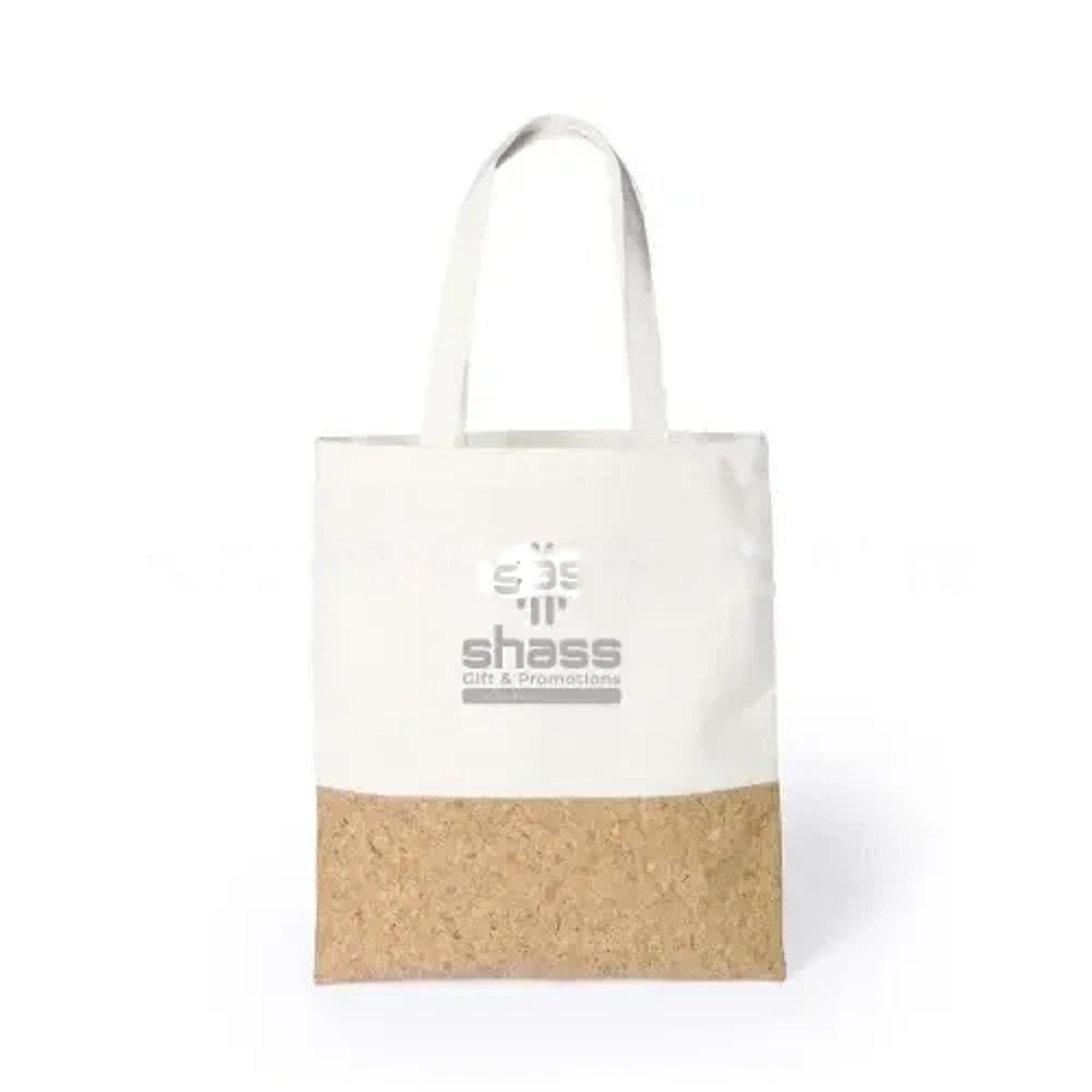 Recycled Cotton Cork Shopping Bag