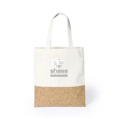 Recycled Cotton Cork Shopping Bag