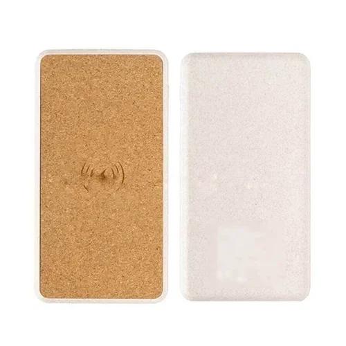 Cork With Wheat Straw Wireless Power Bank
