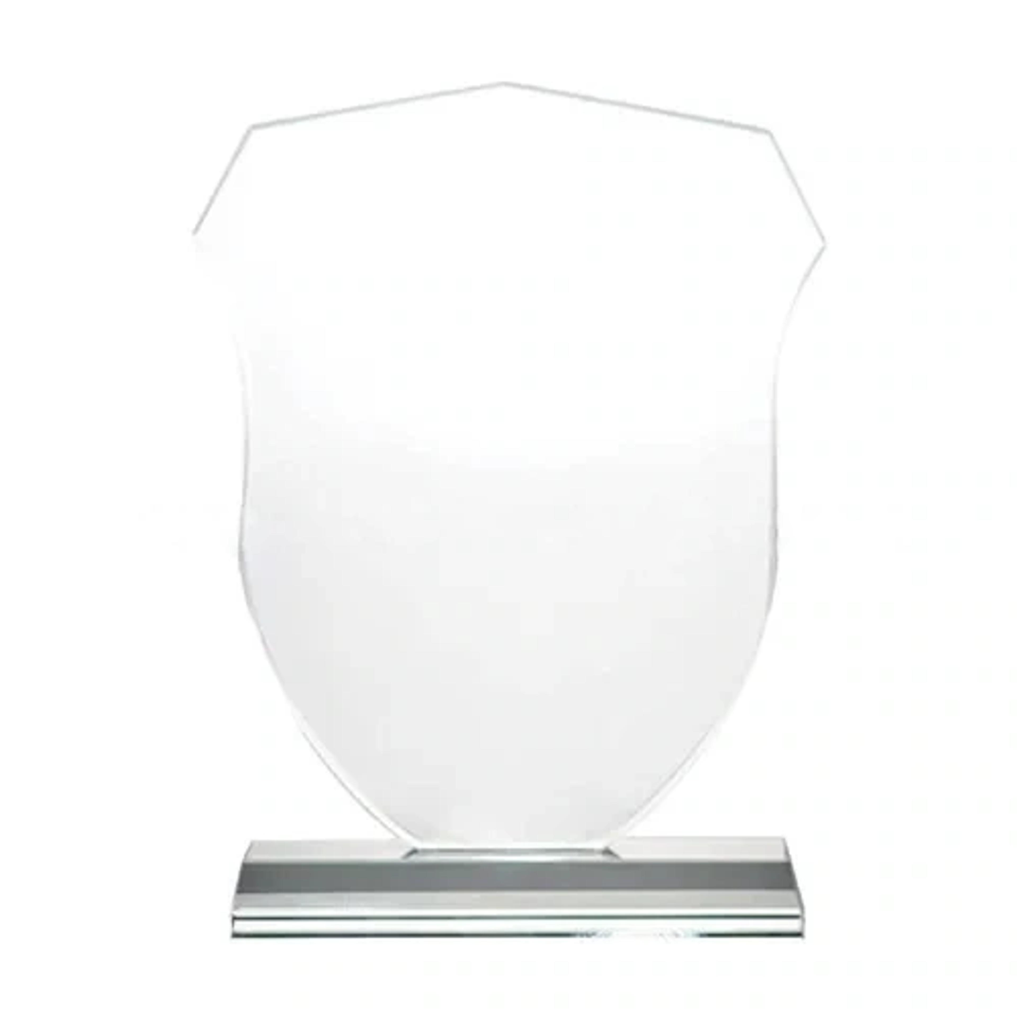 Shield Shaped Crystal Award