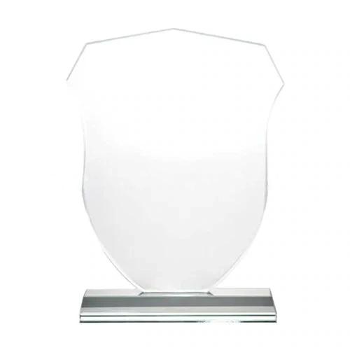 Shield Shaped Crystal Award