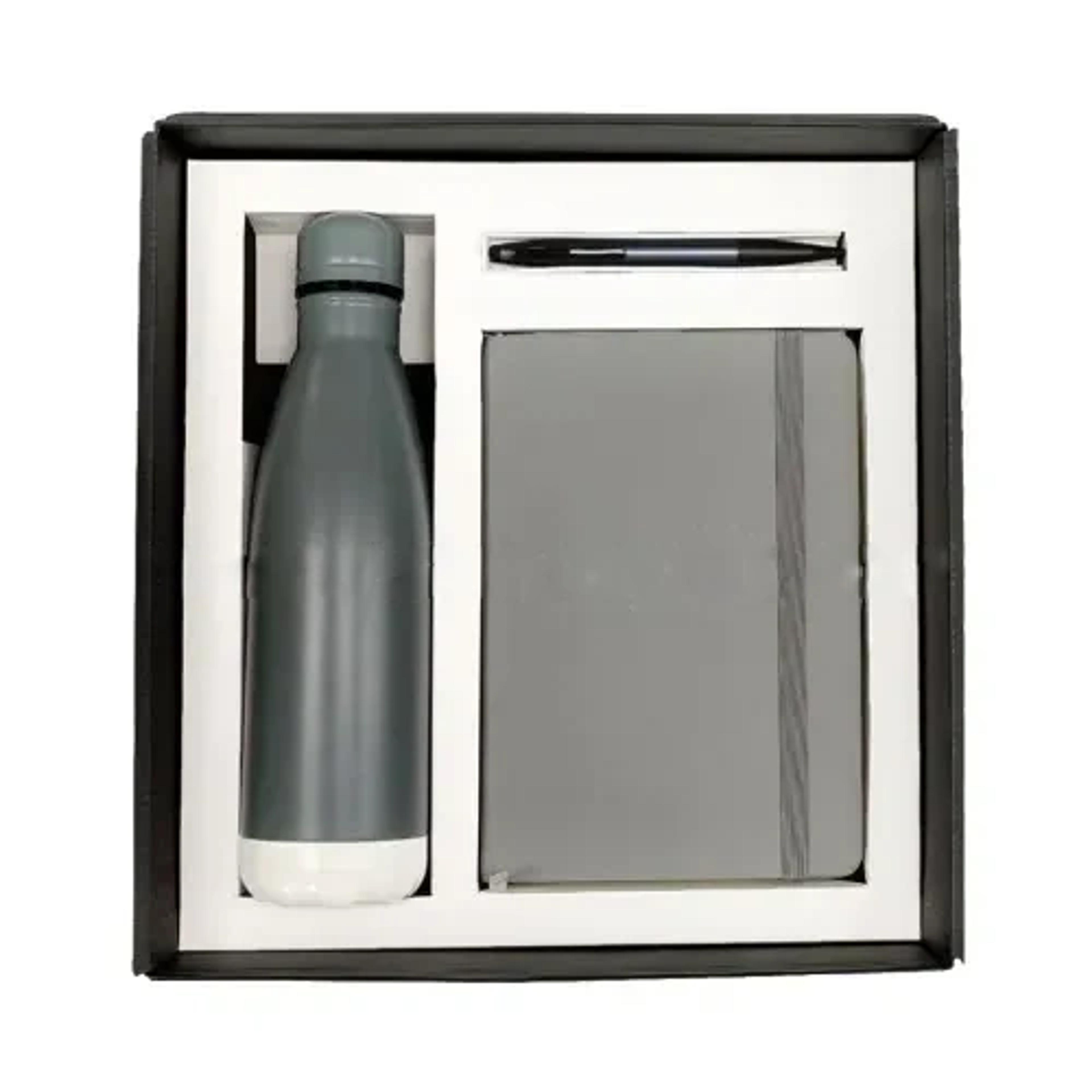 Stainless Steel Bottle A5 Notebook & Pen