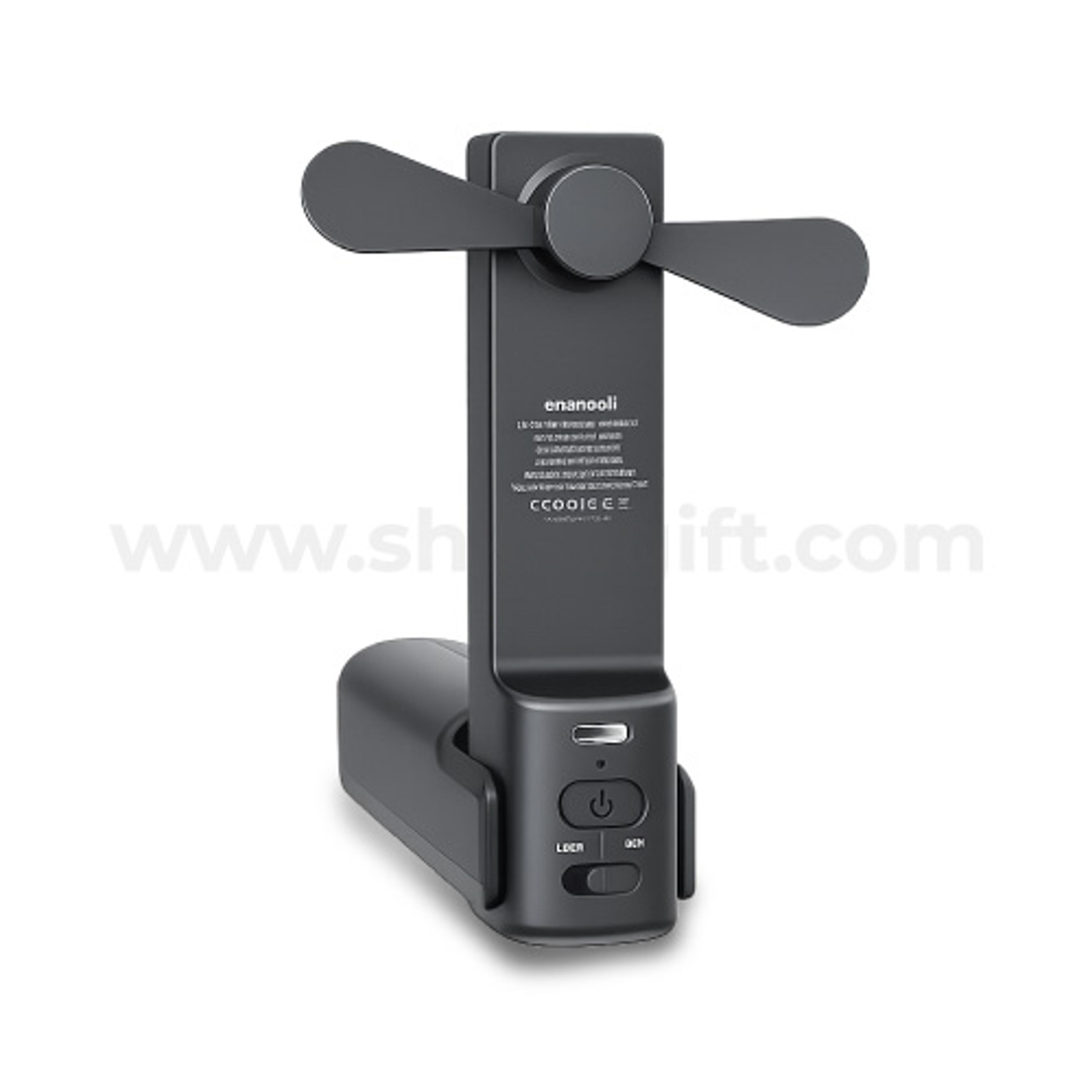 4-in-1 Fan Power bank, Safety Alarm &amp; Torch