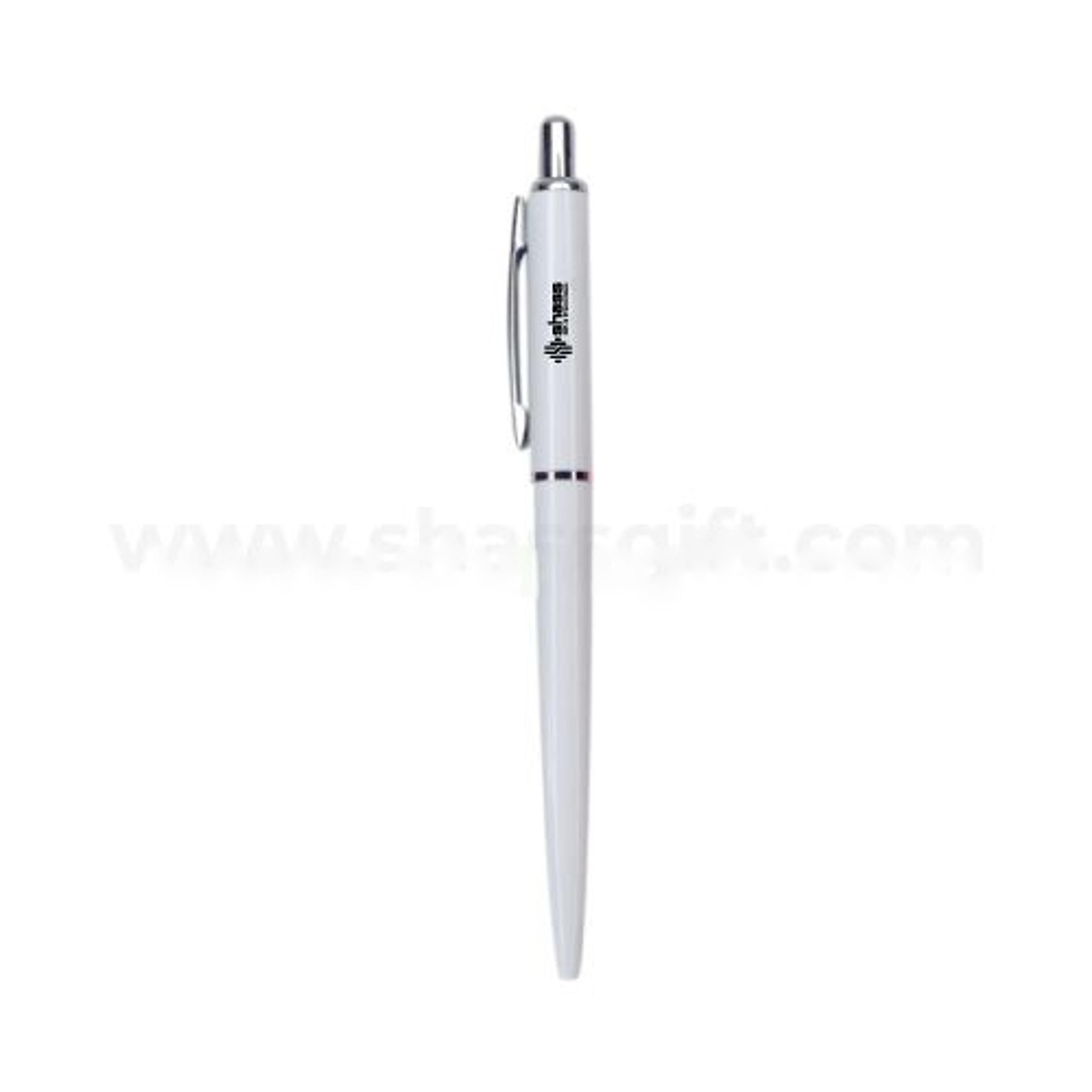 Slim Twisted Action Plastic Pen