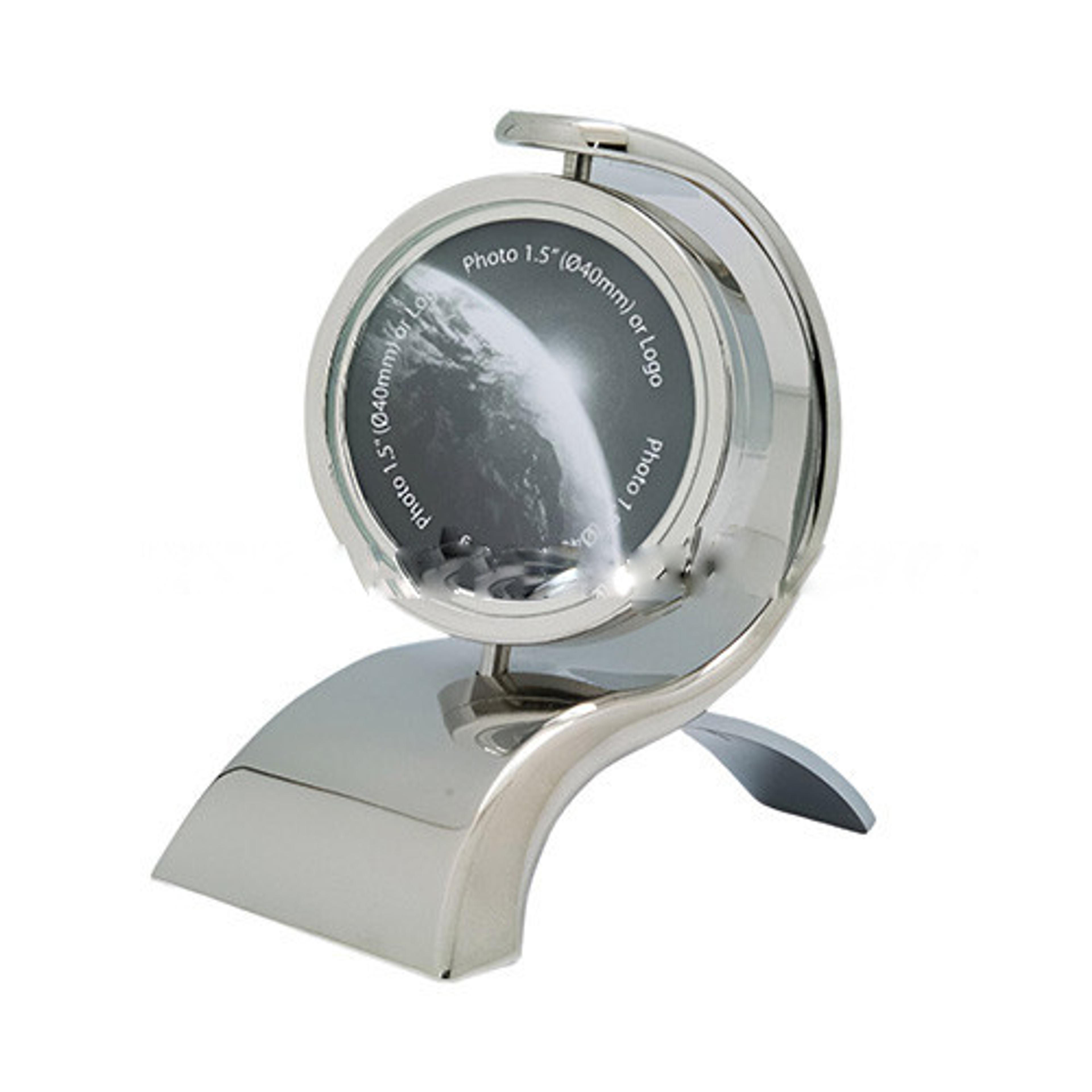 Oval Stand Glob Table Clock