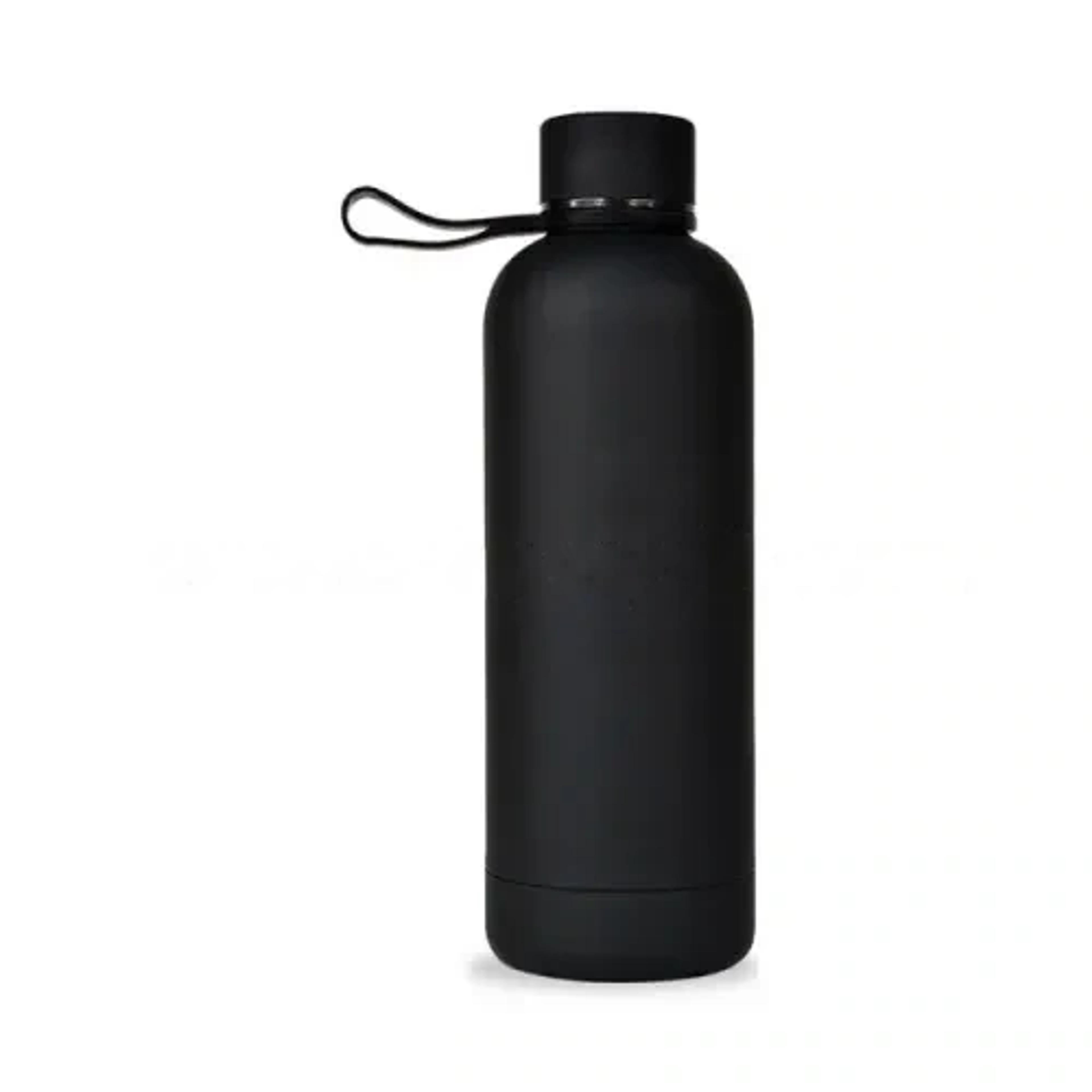 Soft Touch Stainless Steel Water Bottle With Handle